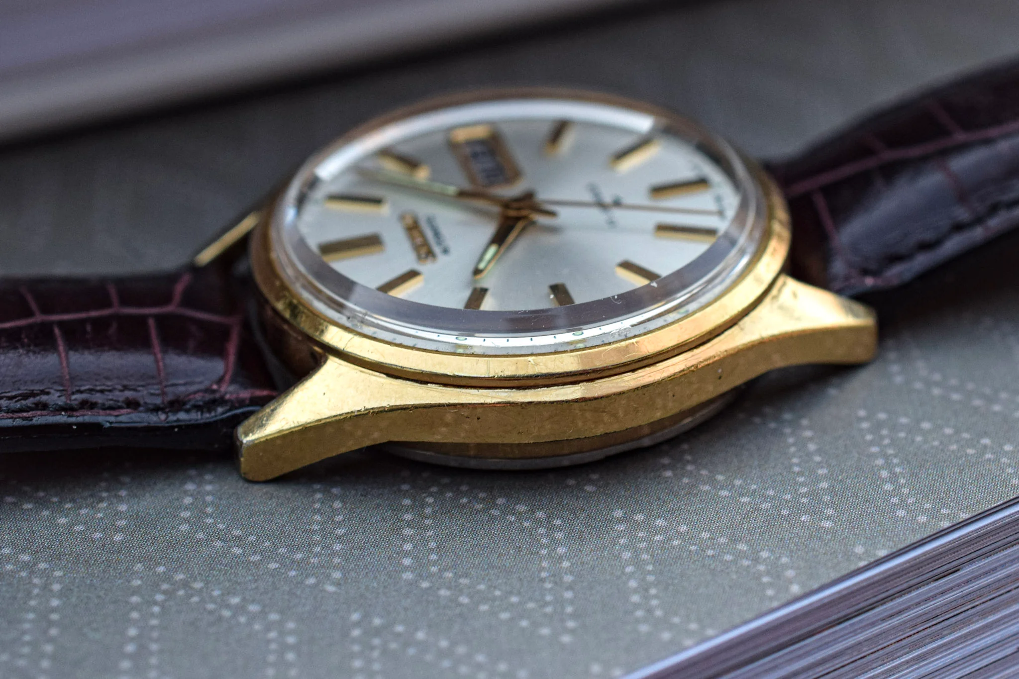 1978 Seiko Automatic Gold-Tone Day/Date Watch - Image 4