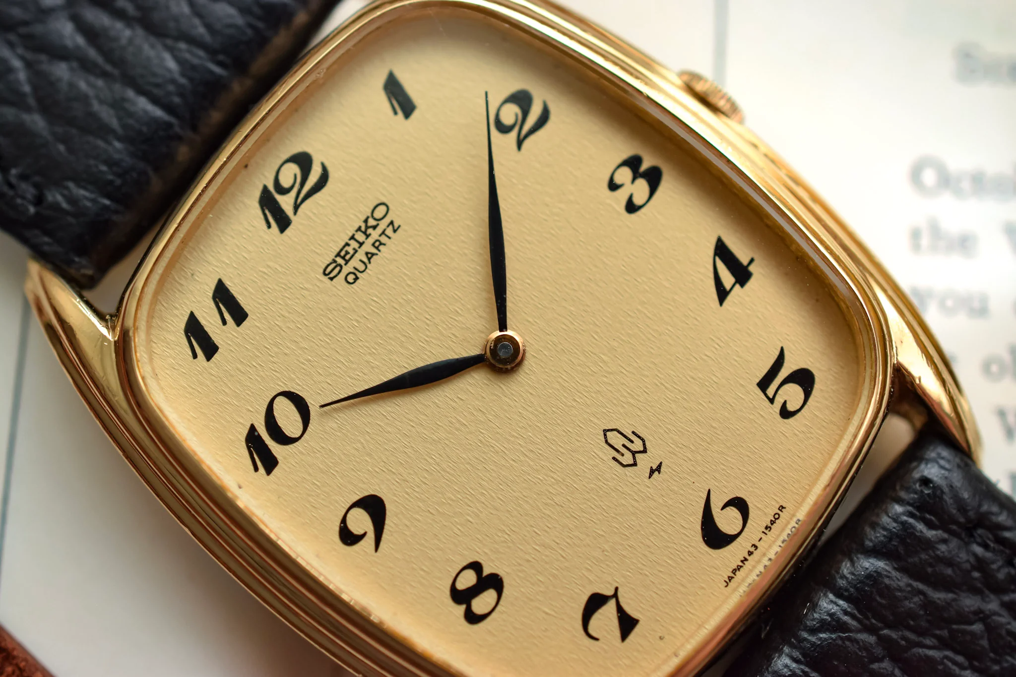 1978 Seiko Champagne Breguet Dial Ellipse - Image 3