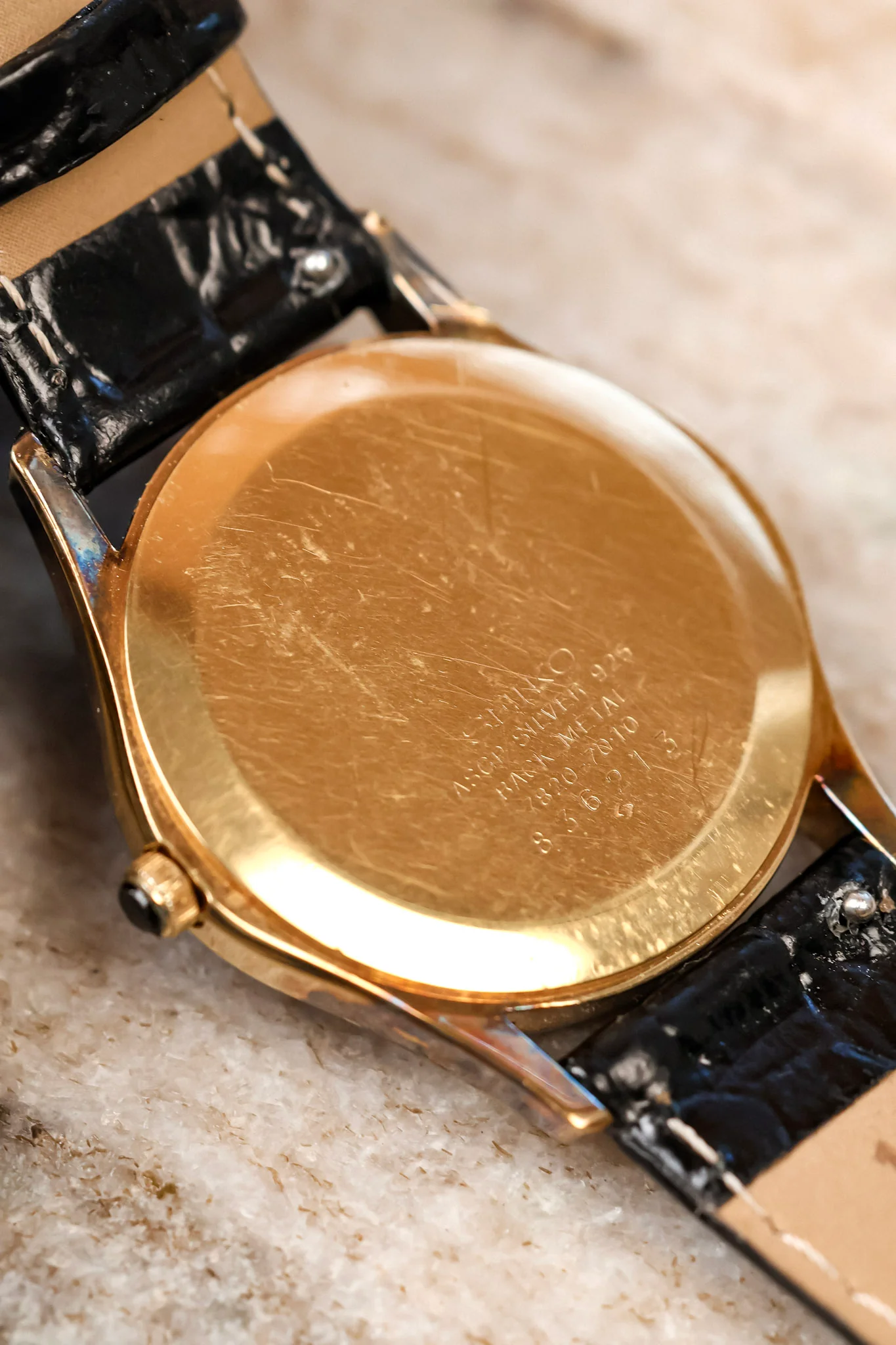 1978 Seiko SilverWave Gilt Hammered 925 Silver Case - Image 4
