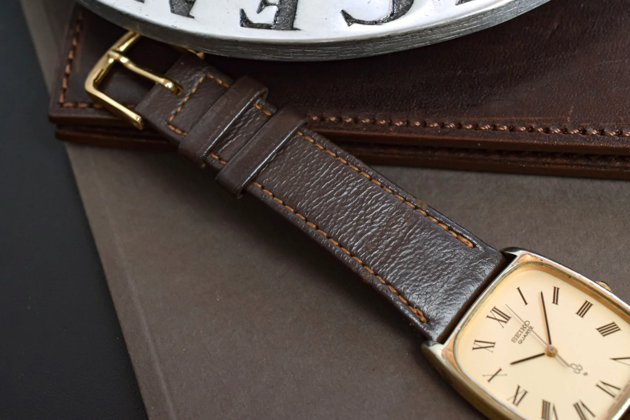 1979 Seiko Champagne Roman SGP Tonneau - Image 12