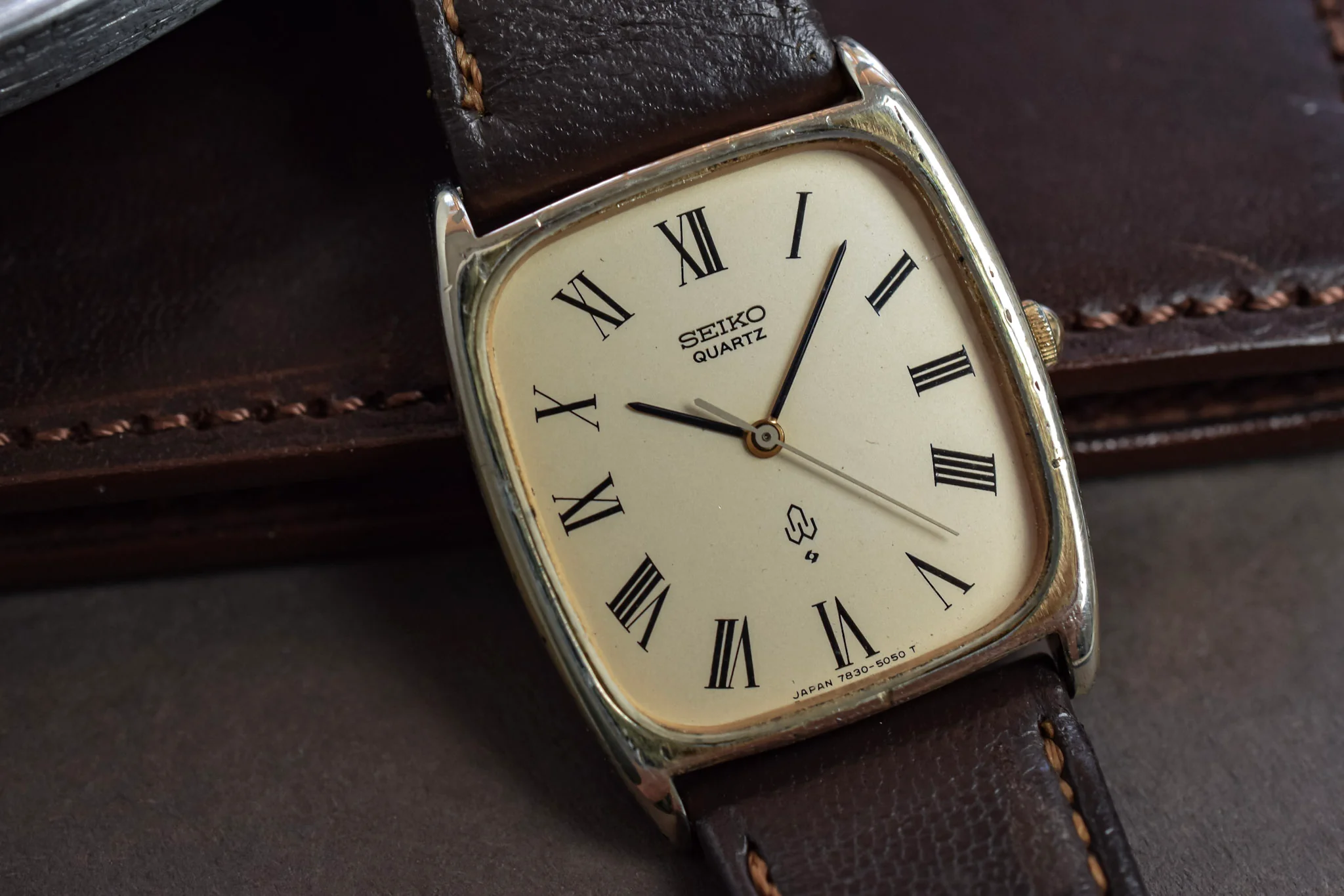 1979 Seiko Champagne Roman SGP Tonneau - Image 3