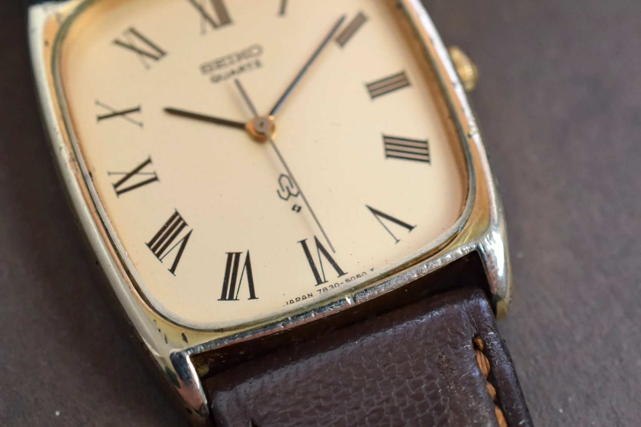 1979 Seiko Champagne Roman SGP Tonneau - Image 7
