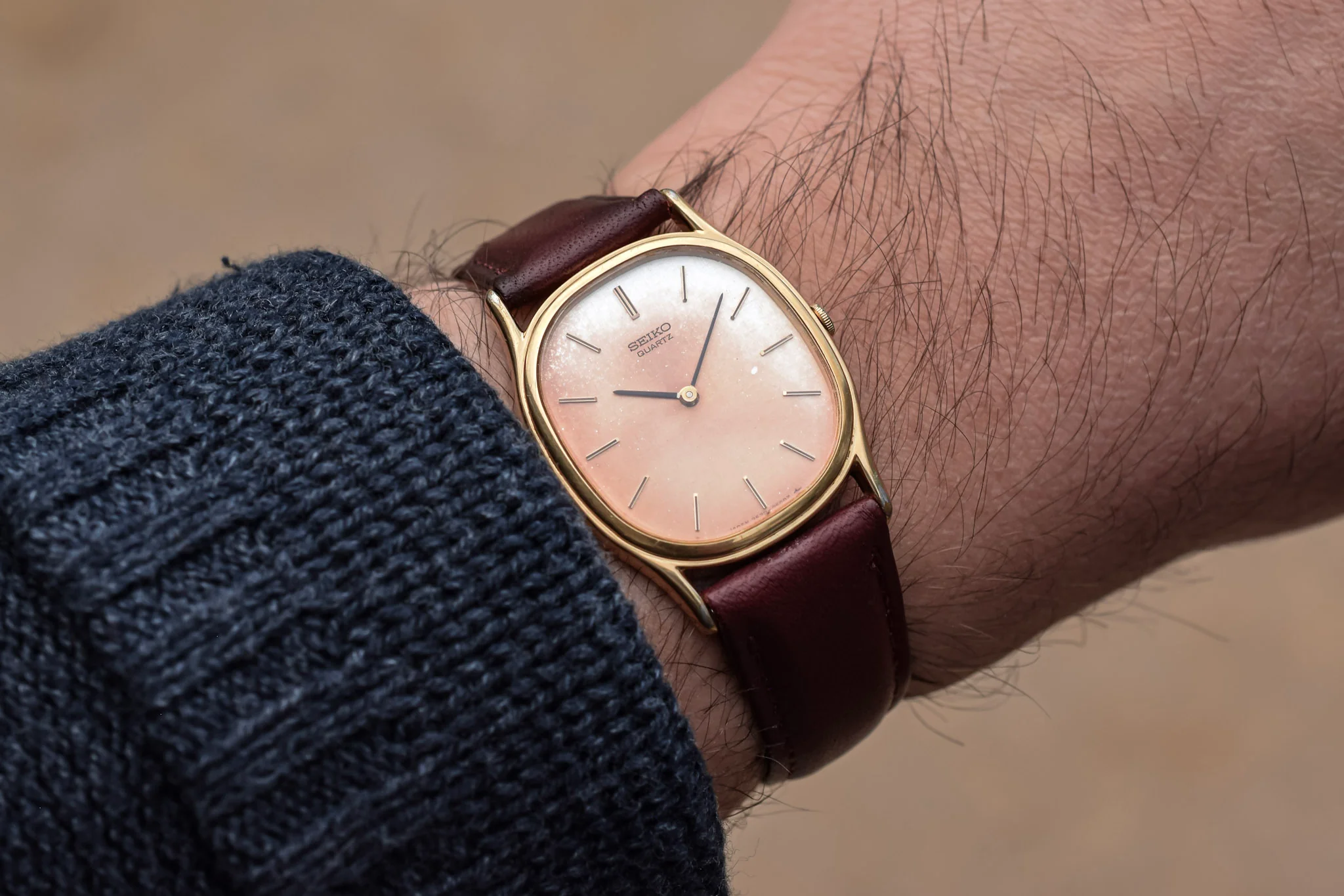 1979 Seiko Ellipse Patina Linen Dial - Image 11