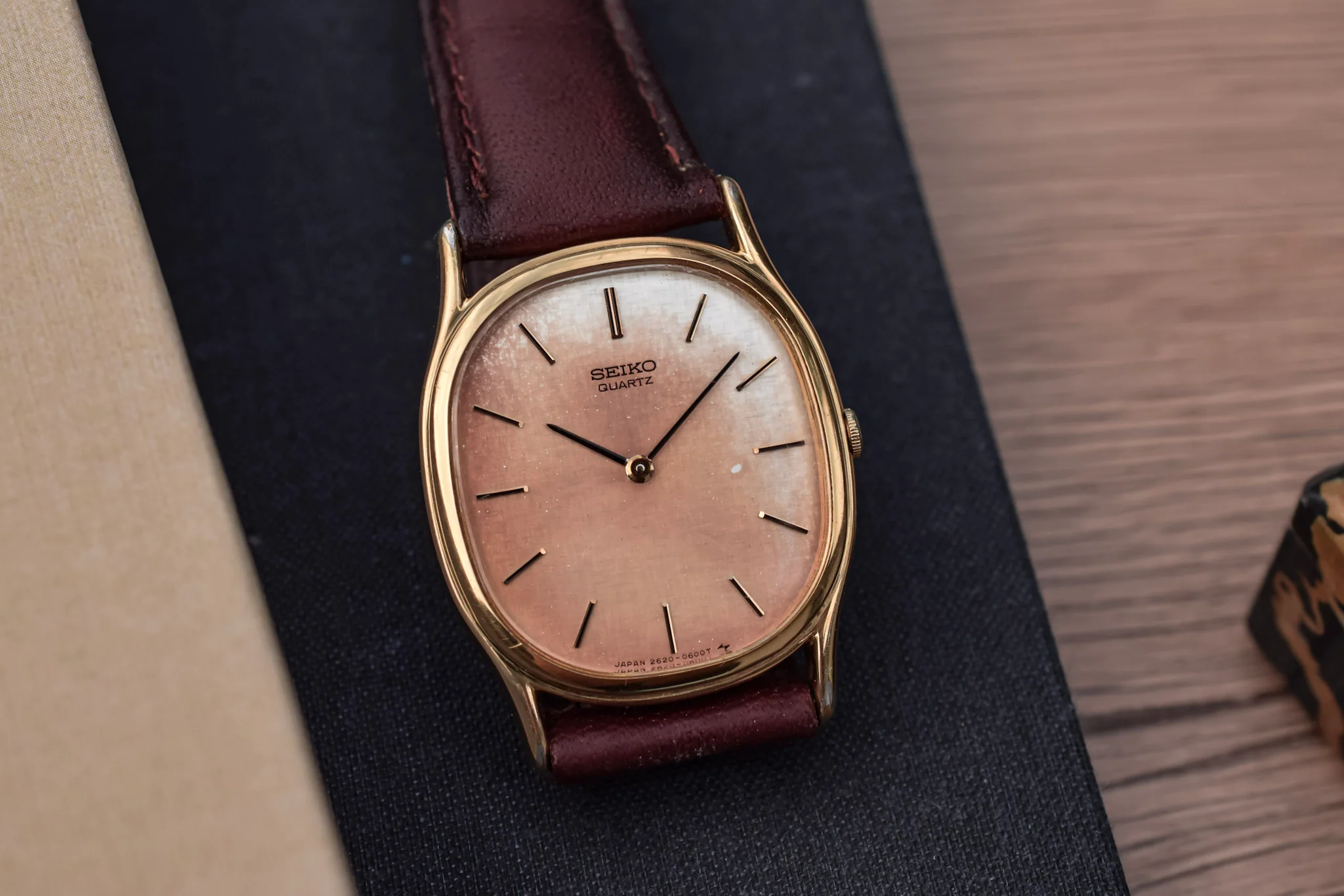 1979 Seiko Ellipse Patina Linen Dial - Image 5