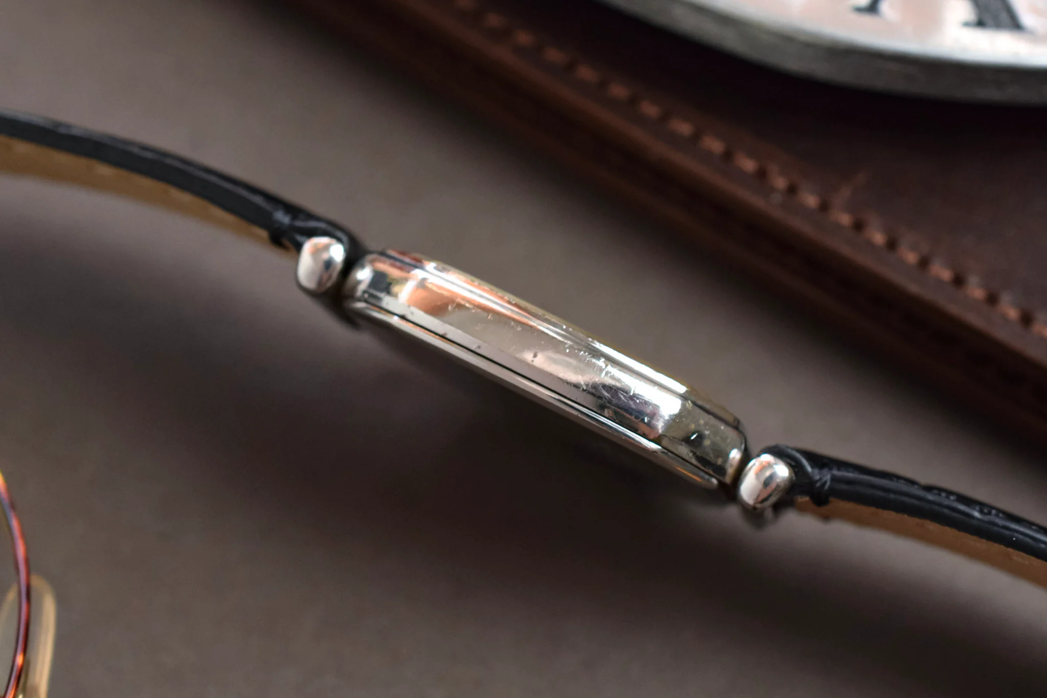1979 Seiko Palladium Plated Shrouded Lug Roman Octo - Image 4