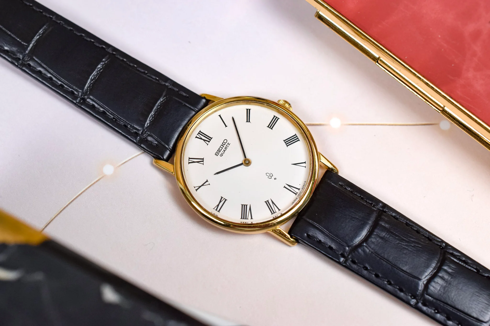 1979 Seiko Roman SilverWave Calatrava - Image 3