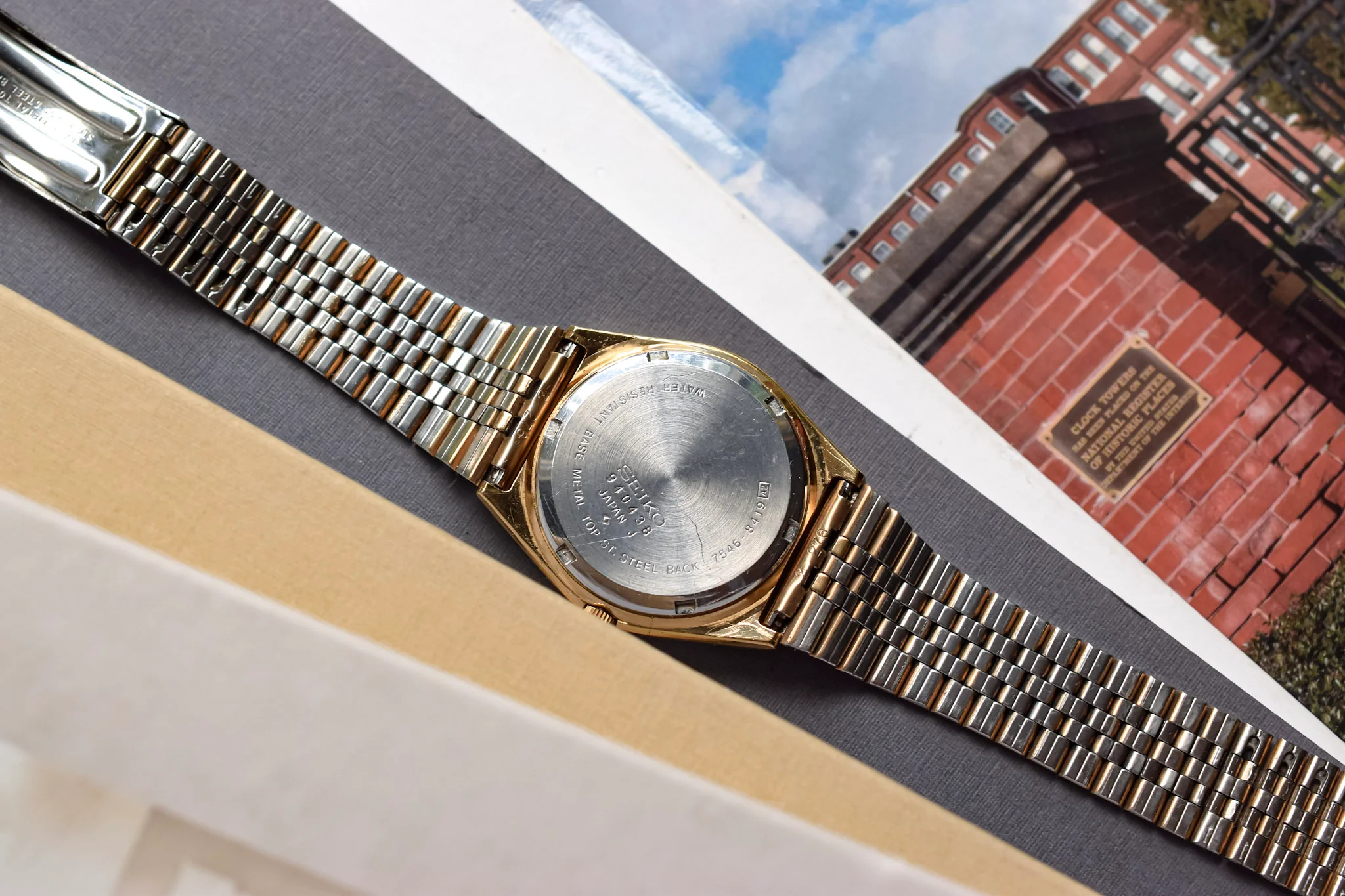 1979 Seiko SQ Black Dial Day-Date - Image 11