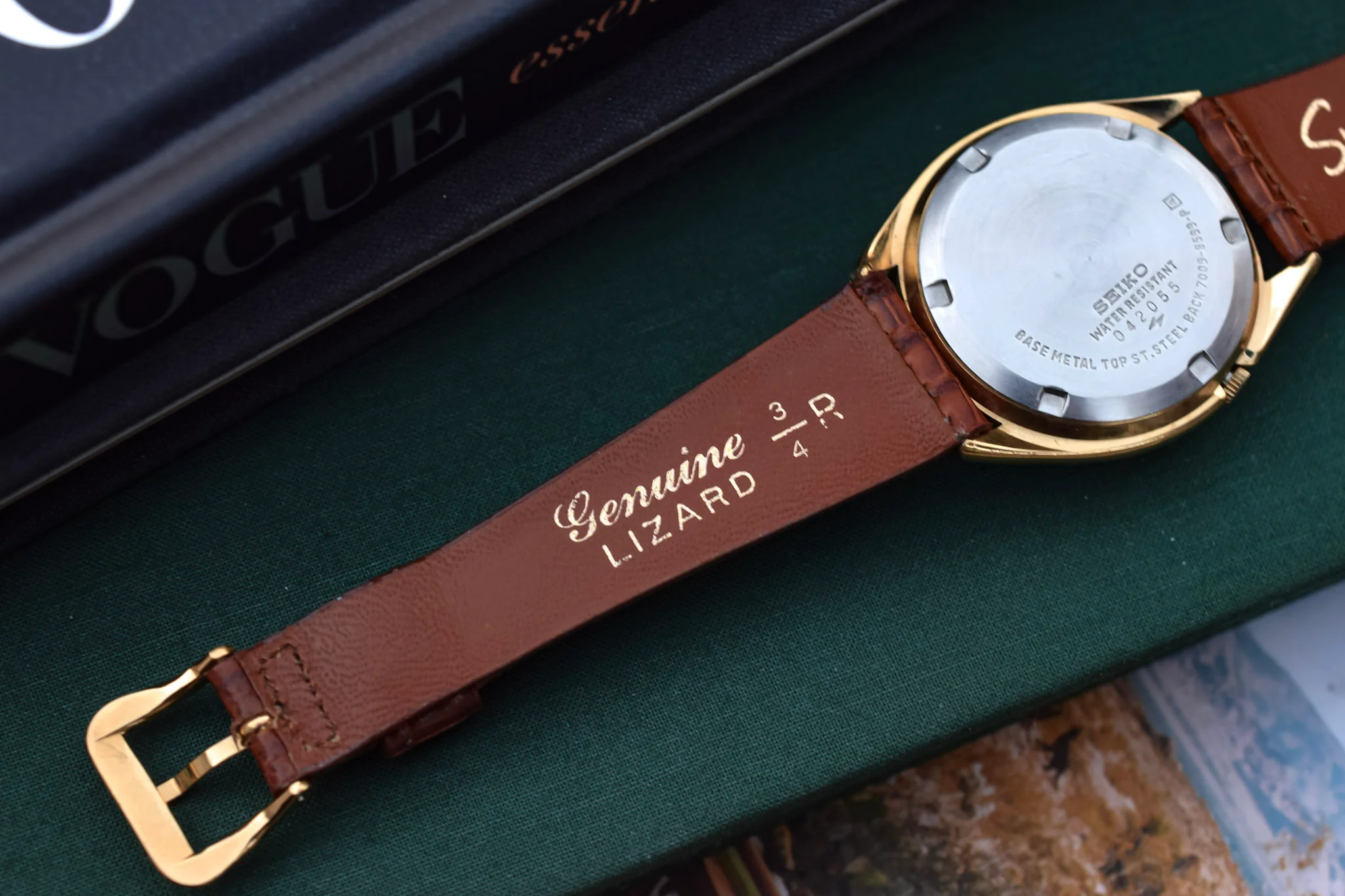 1980 Seiko Automatic Gold-Tone Day/Date Watch - Image 8
