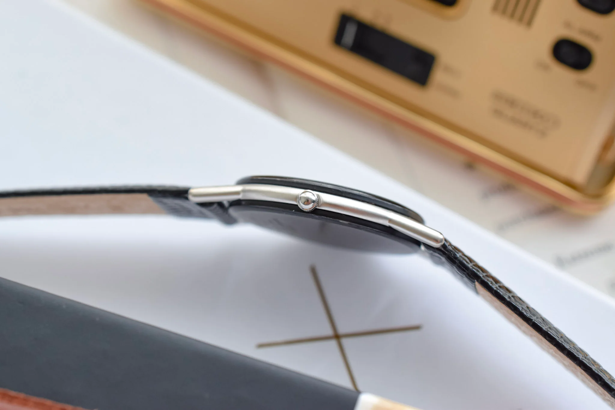 1980 Seiko Bauhaus Black Chrome Plated Bezel - Image 3