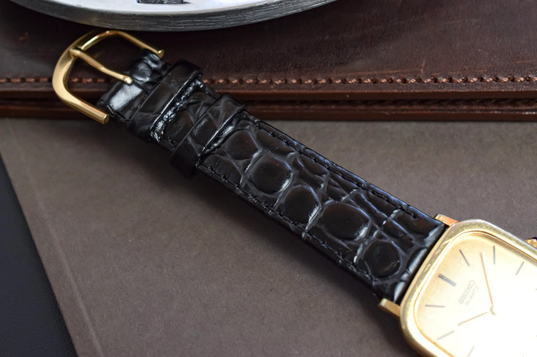 1980 Seiko Champagne Linen TV - Image 6