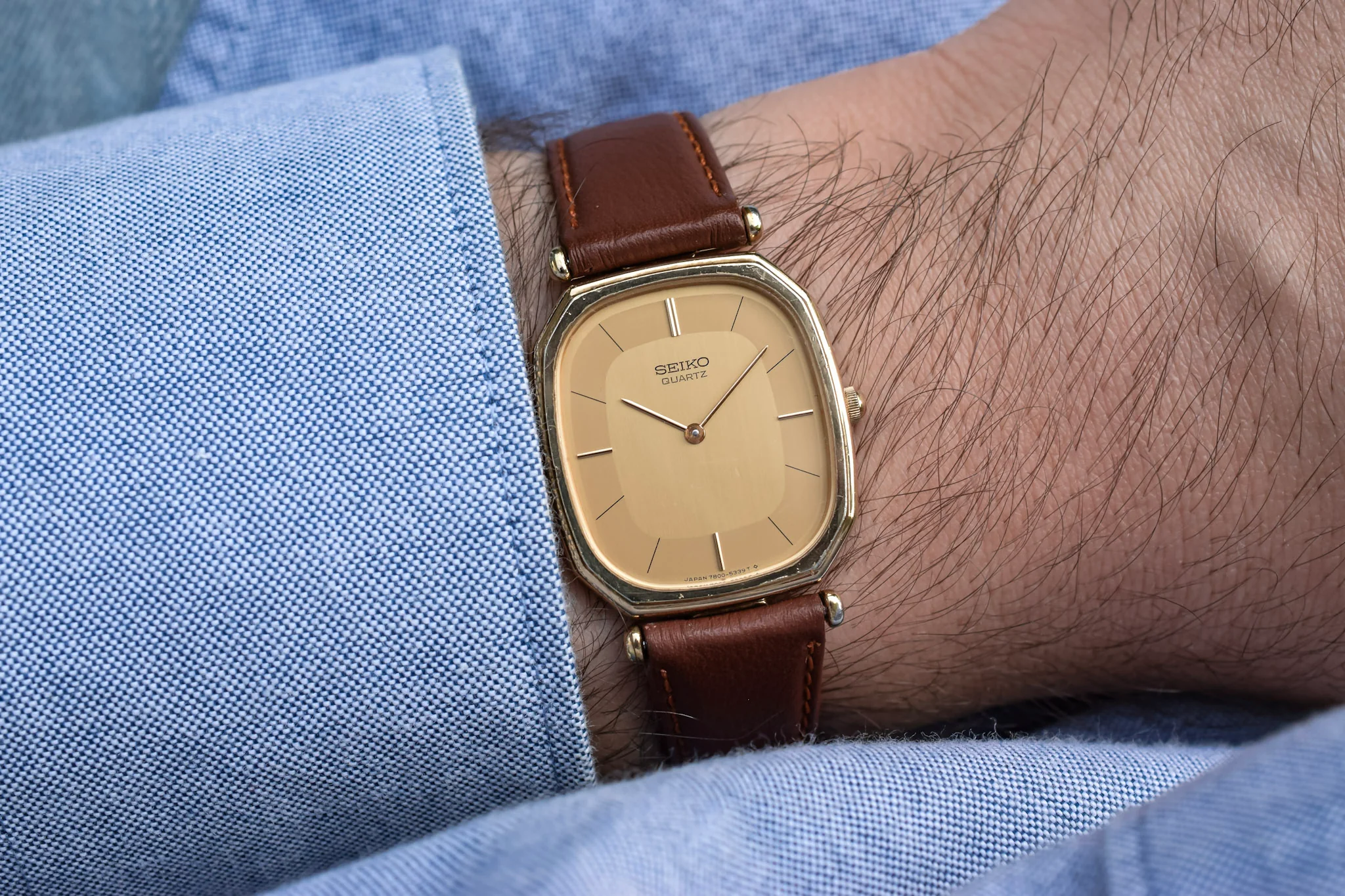 1980 Seiko Gold Tone Octo - Image 3