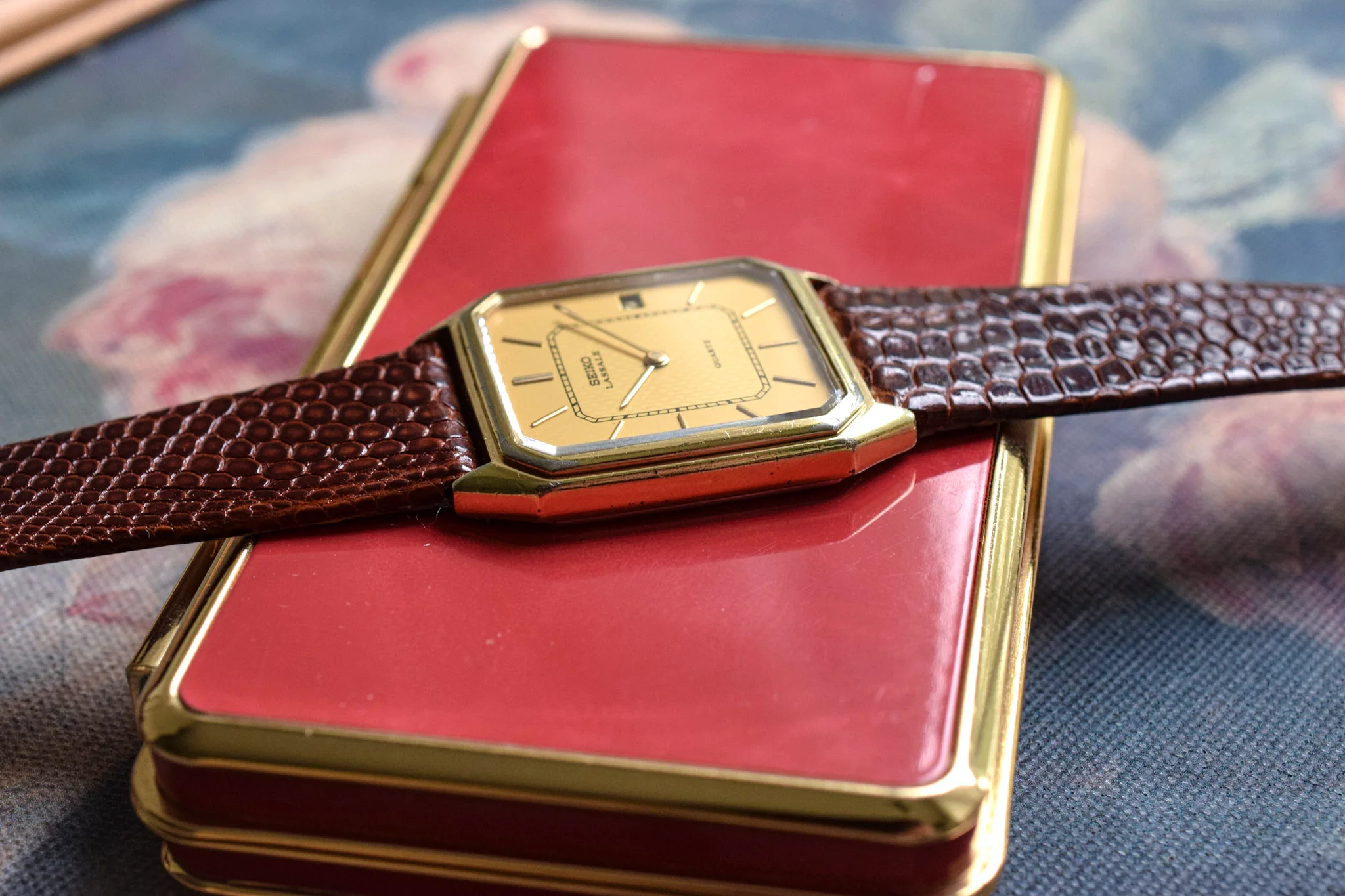 1980 Seiko Lassale Champagne Octo Calendar - Image 4