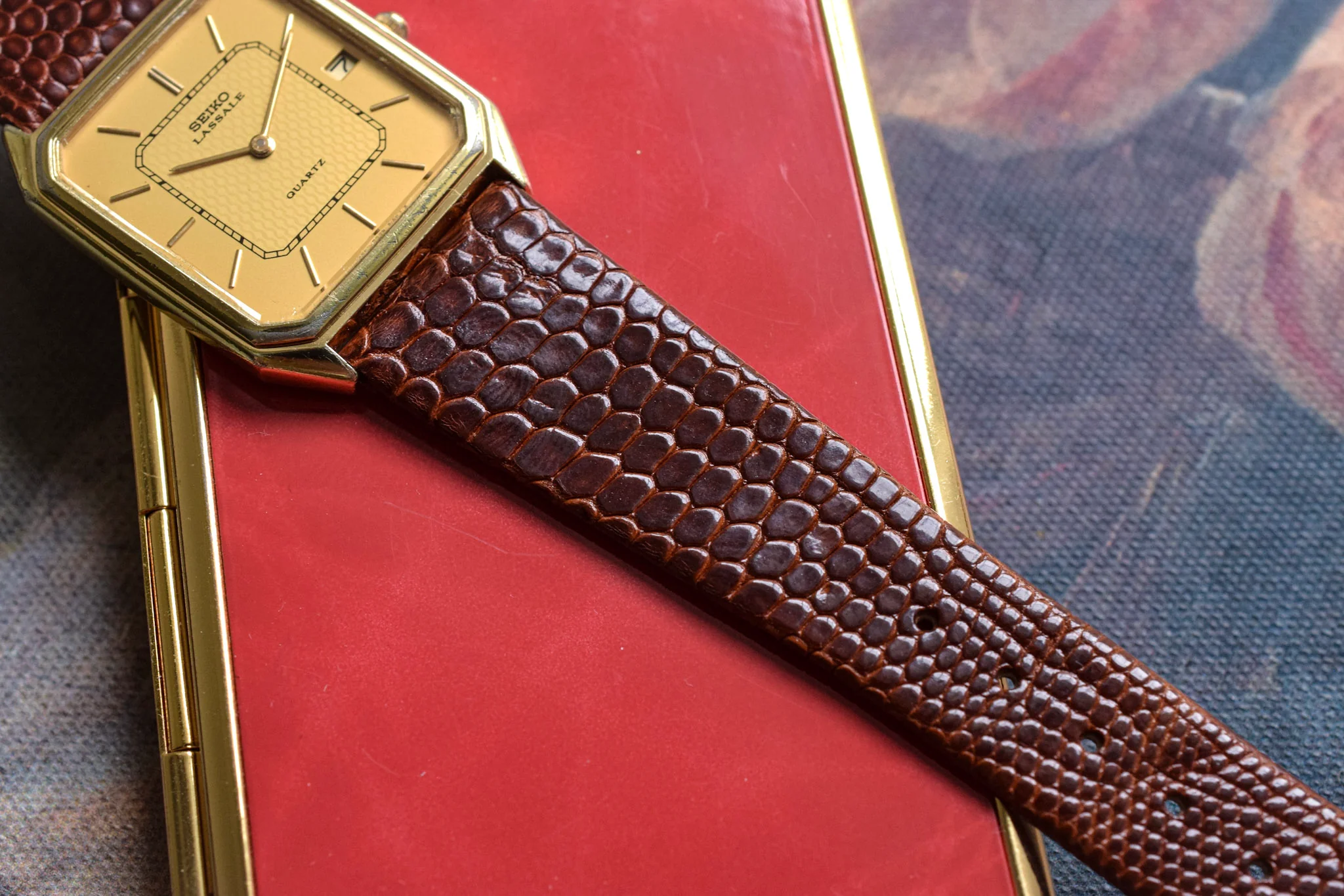 1980 Seiko Lassale Champagne Octo Calendar - Image 5