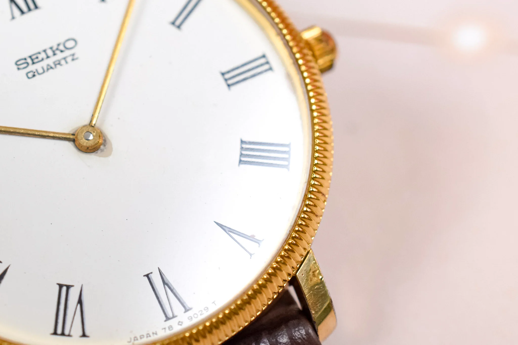 1980 Seiko Roman Coin Edge Bezel Calatrava - Image 4