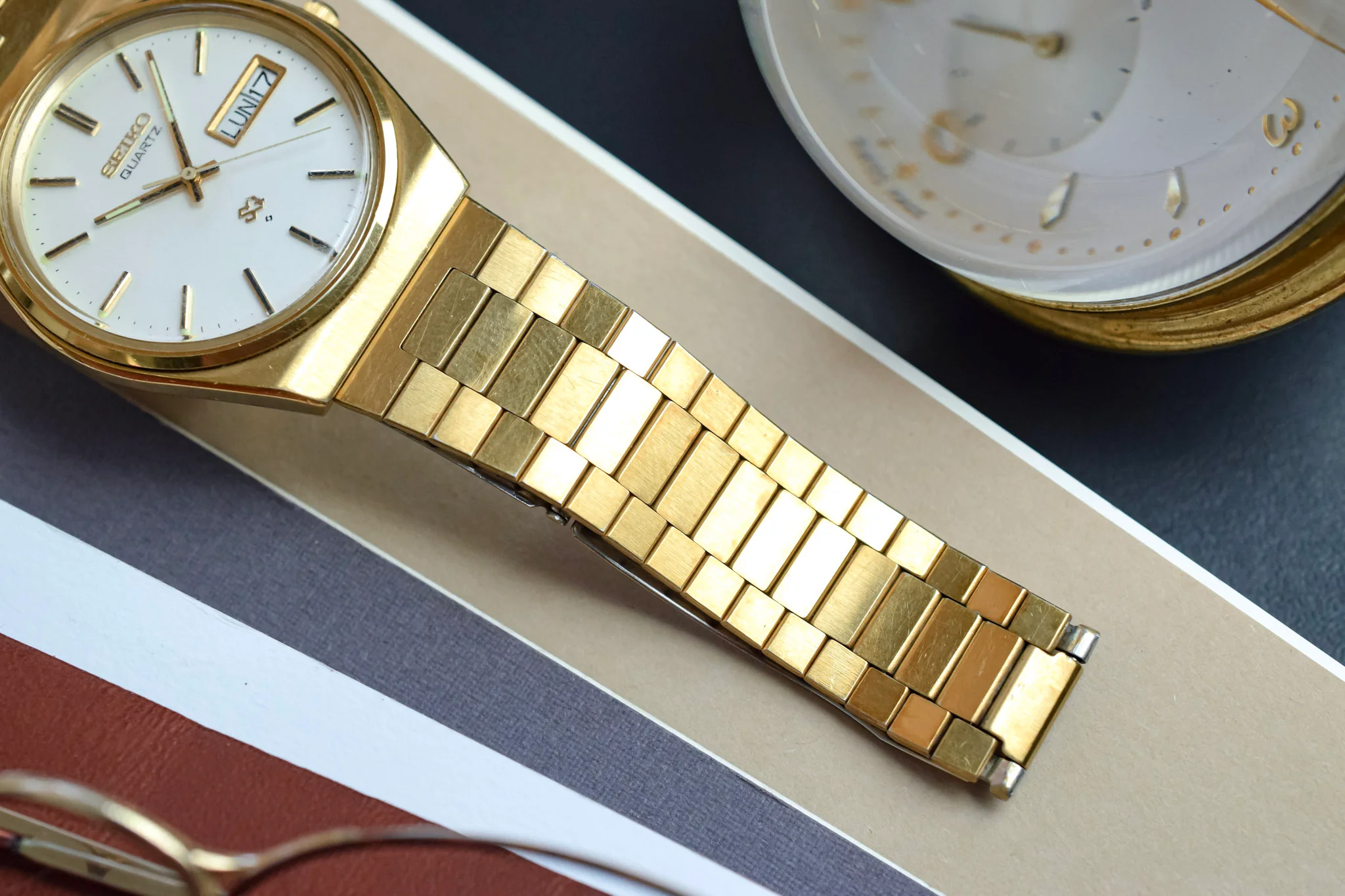 1980 Seiko SQ Cushion Day-Date - Image 7