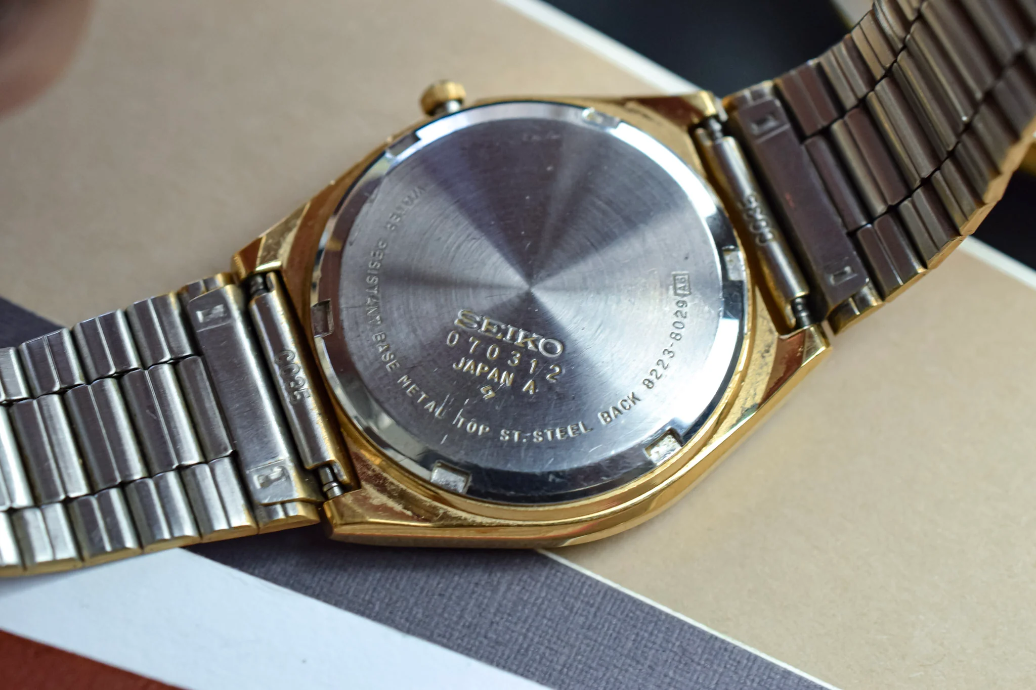1980 Seiko SQ Cushion Day-Date - Image 9