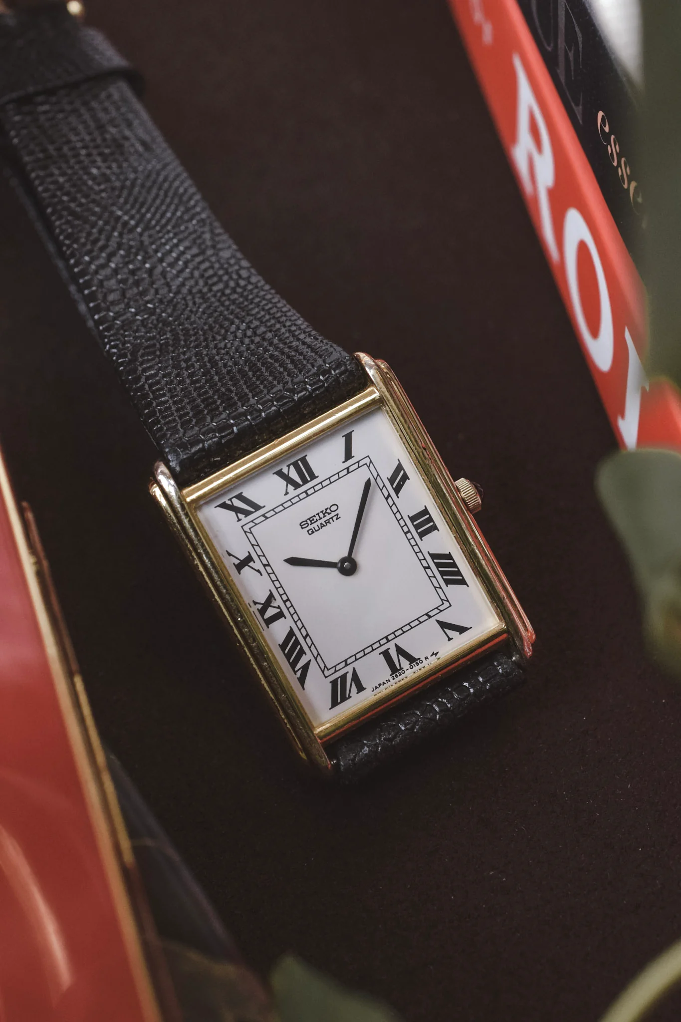 1980 Seiko Stepped Roman Tank - Image 3
