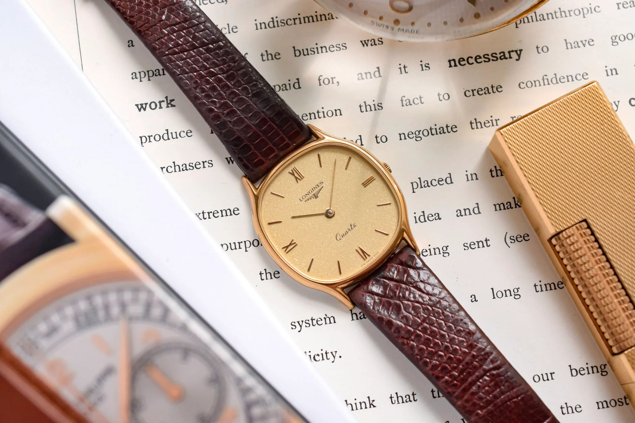 1980s Longines Sparkle Dial Quartz - Full Set - Image 3