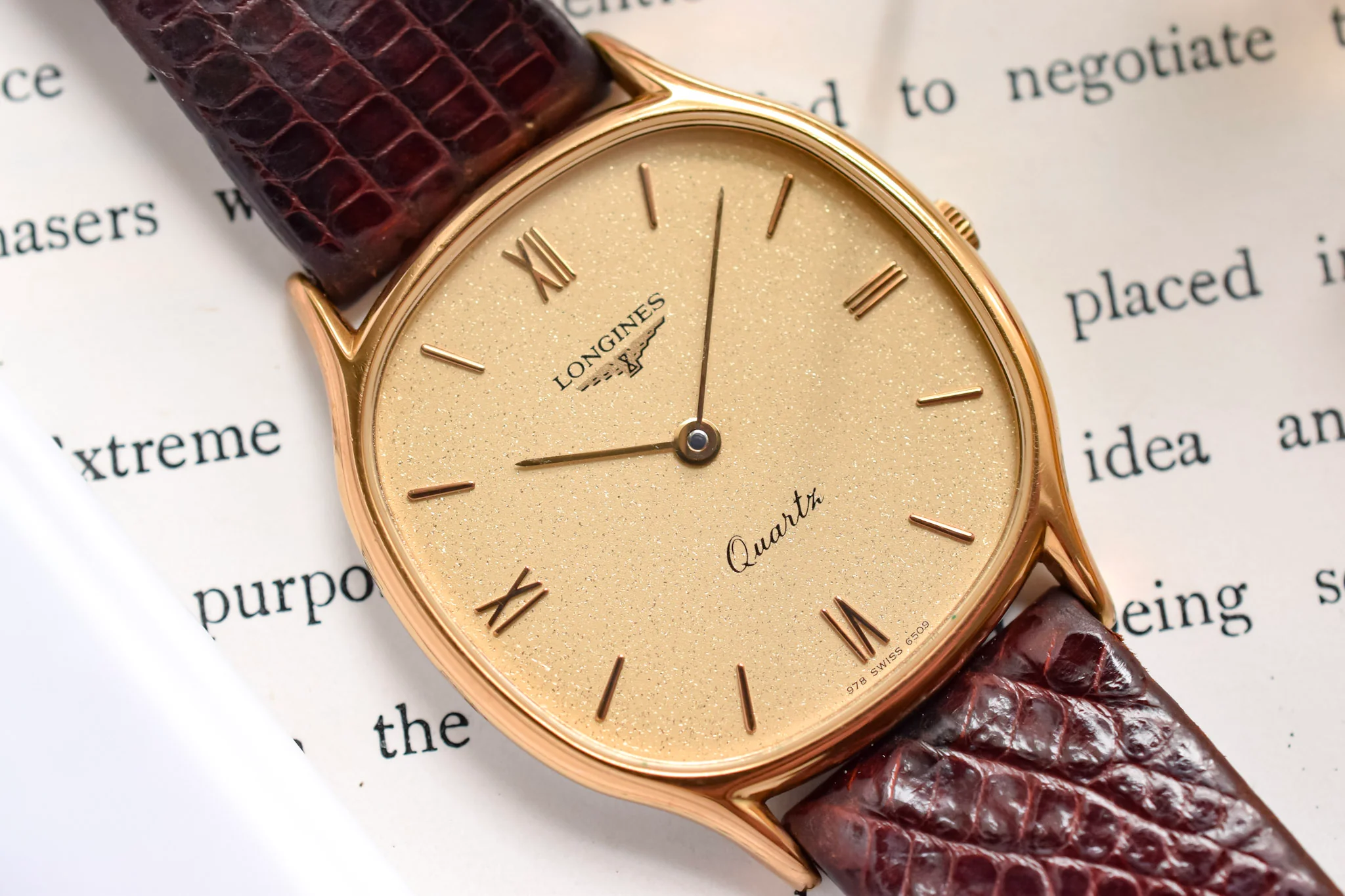 1980s Longines Sparkle Dial Quartz - Full Set - Image 4