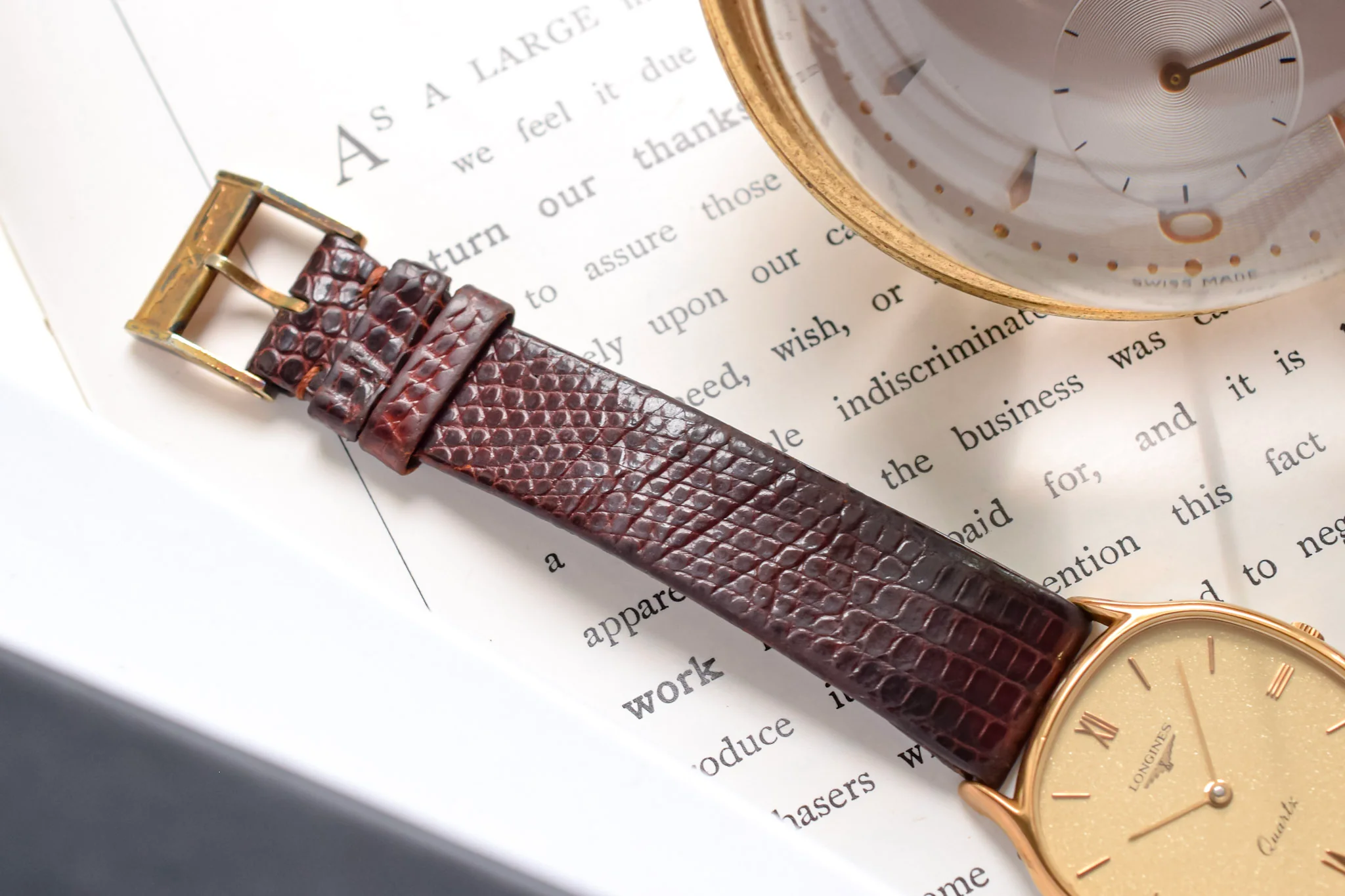 1980s Longines Sparkle Dial Quartz - Full Set - Image 9