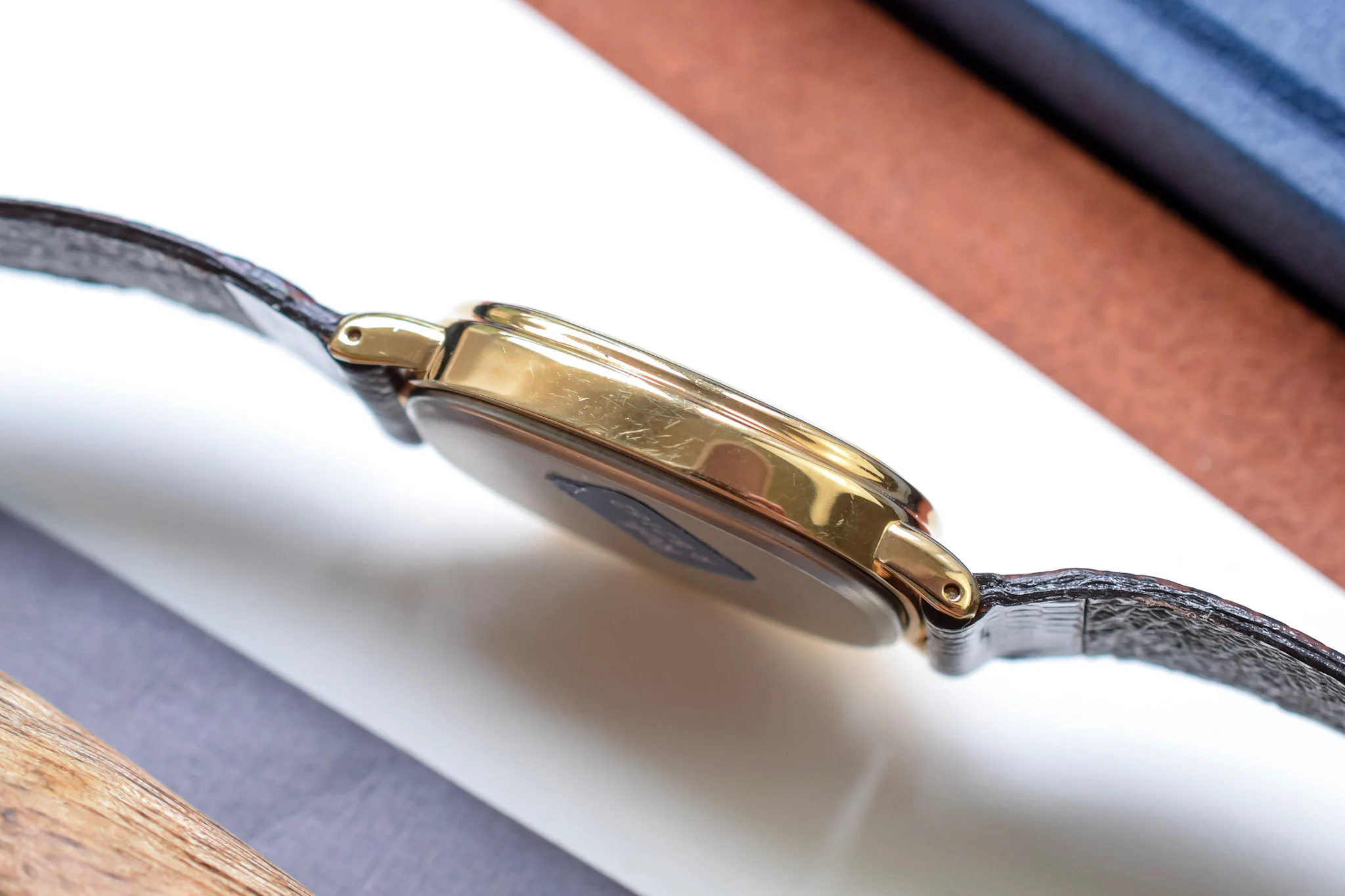 1980s Lorus Sunray Patina Champagne Ellipse - Image 4