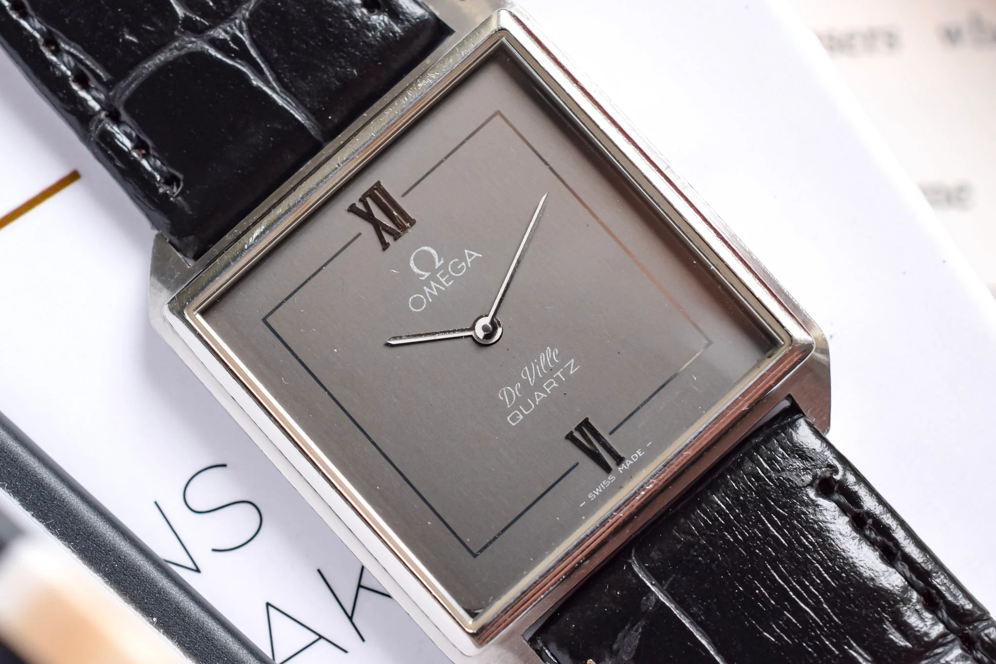 1980s Omega De Ville Gray Dial Classic - Image 3