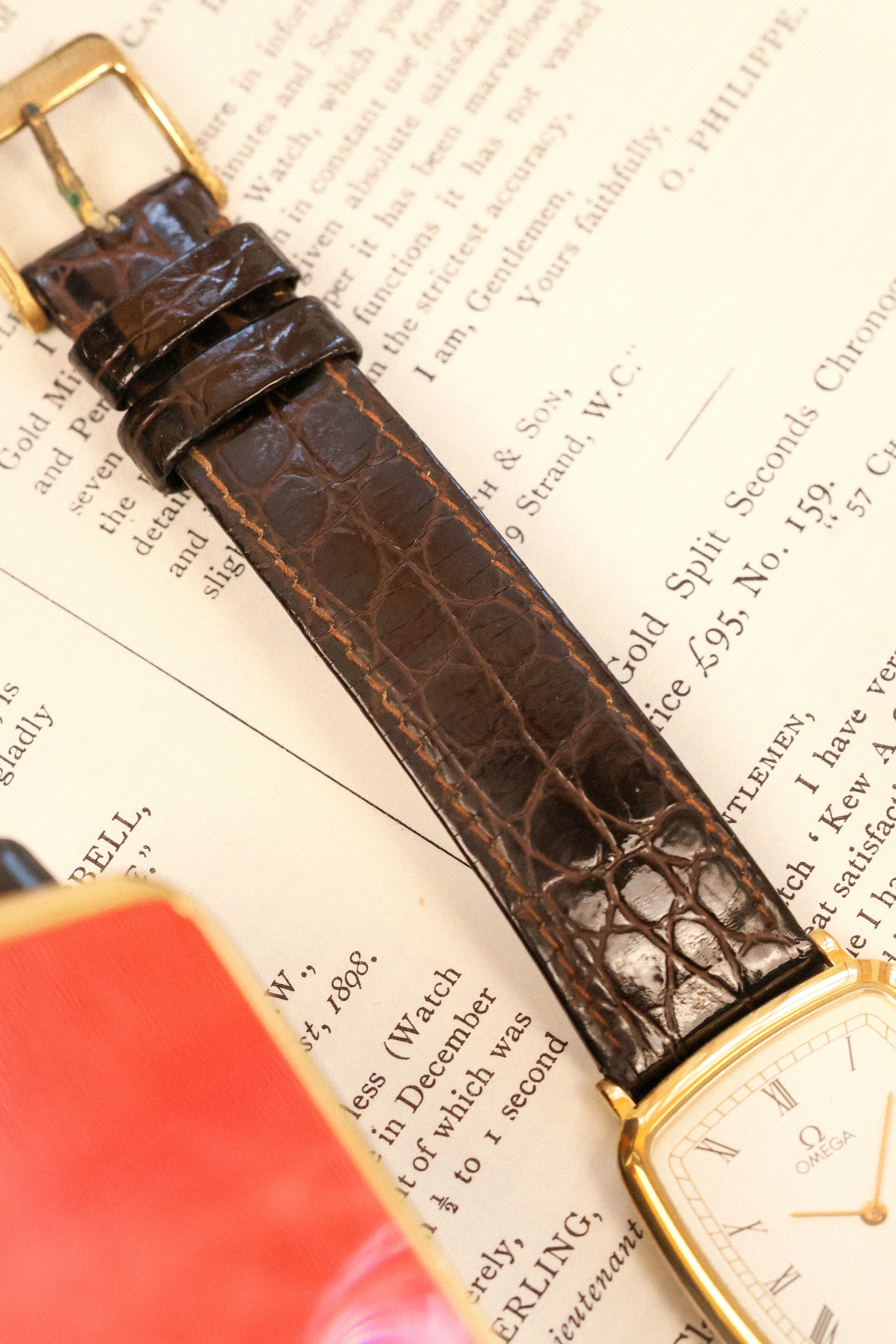 1980s Omega De Ville Quartz Roman Ellipse - Image 5