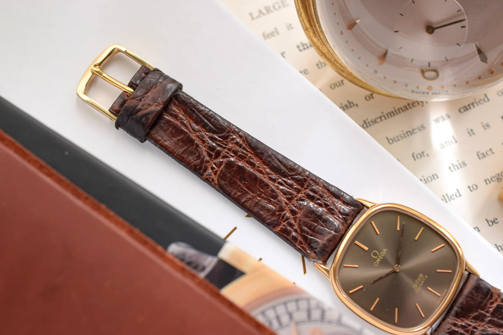 1980s Omega De Ville Smoked Dial Les Genevoises - Image 6