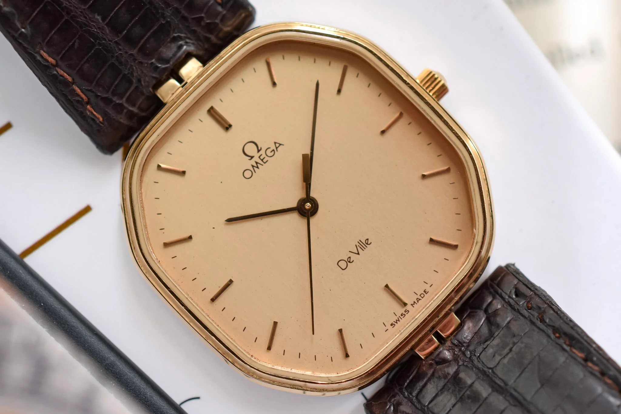 1980s Omega De Ville Vendome Lug Octo - Image 3