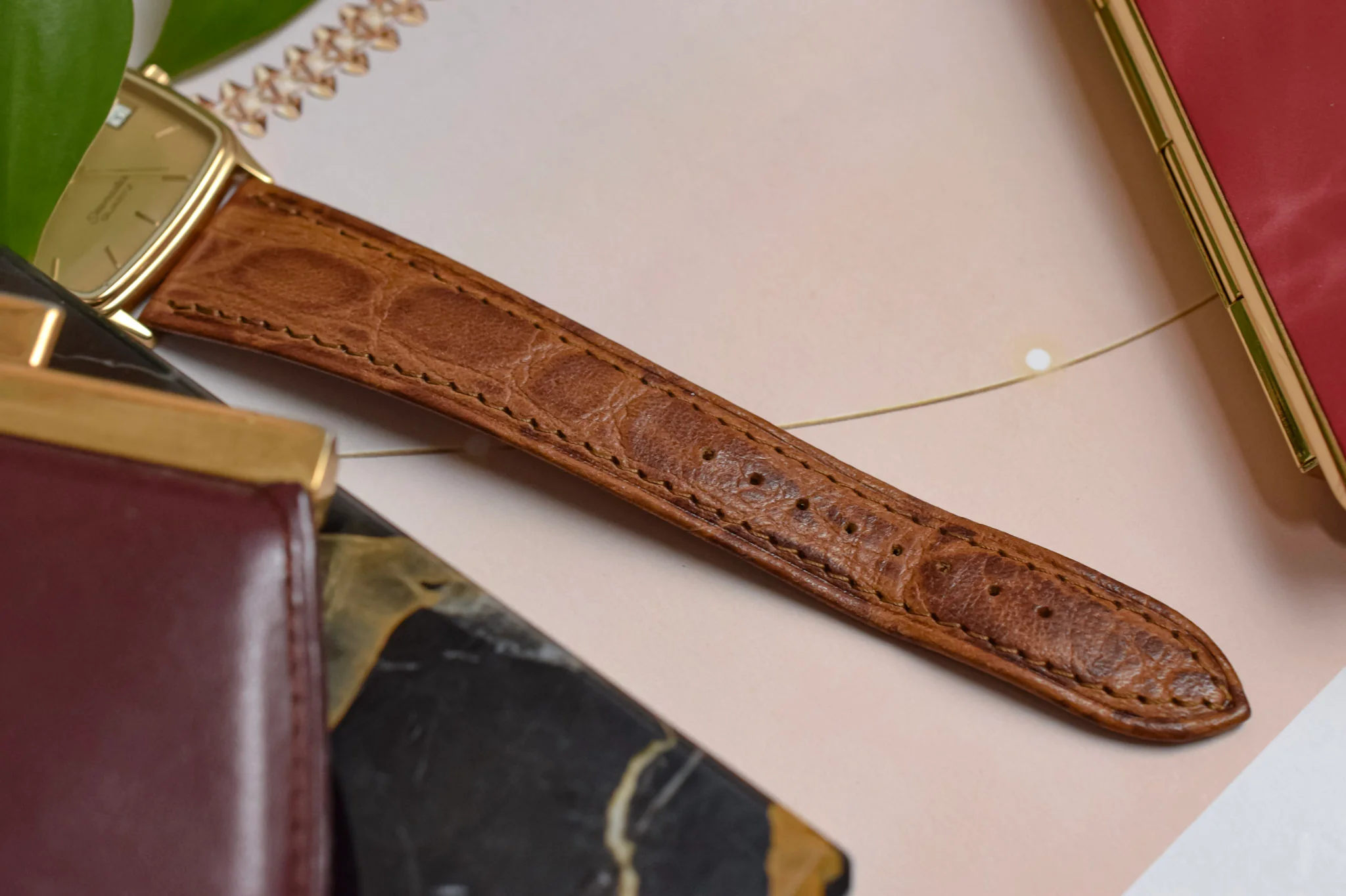 1980s Omega Seamaster Monaco - Brown Strap - Image 8