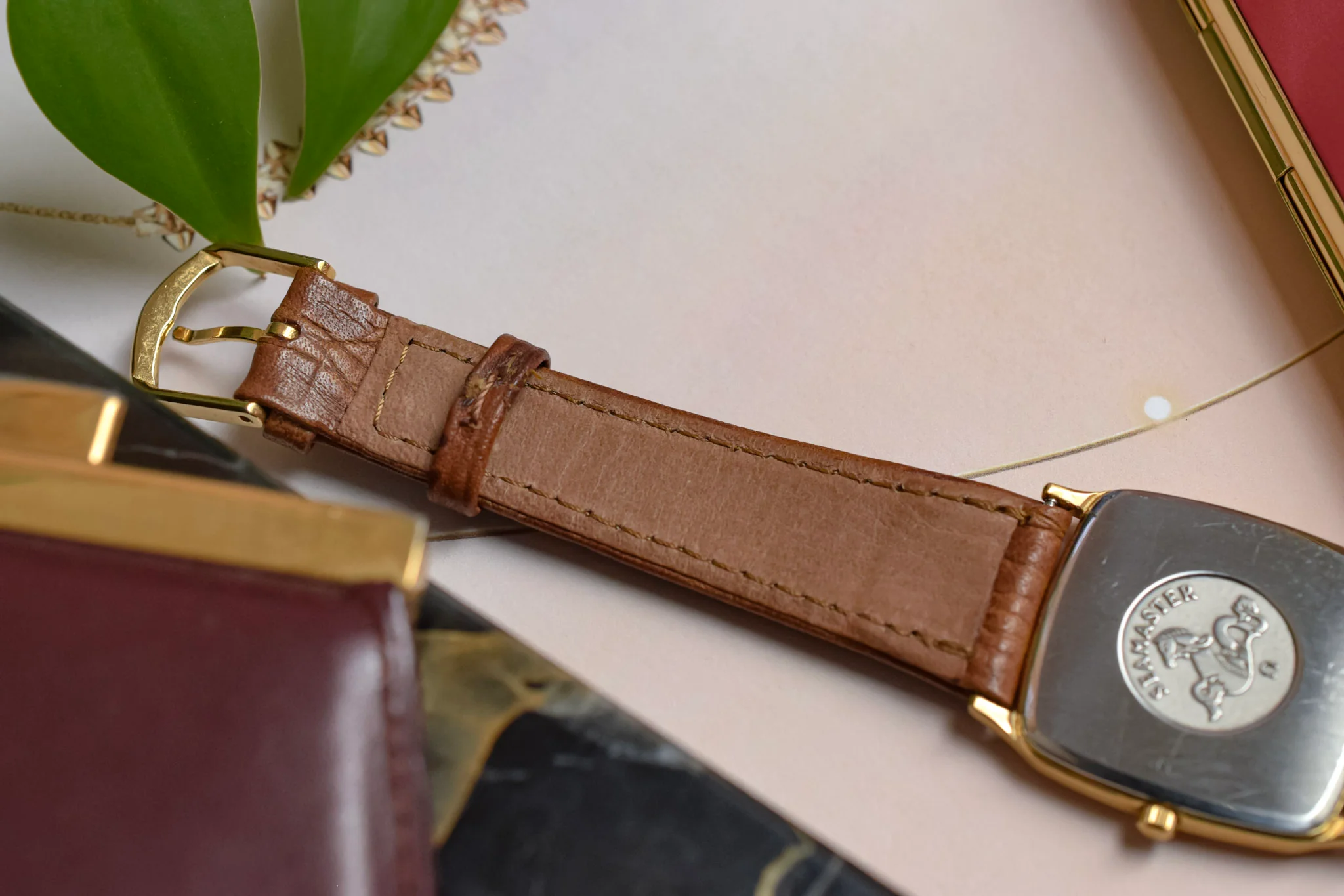 1980s Omega Seamaster Monaco - Brown Strap - Image 9