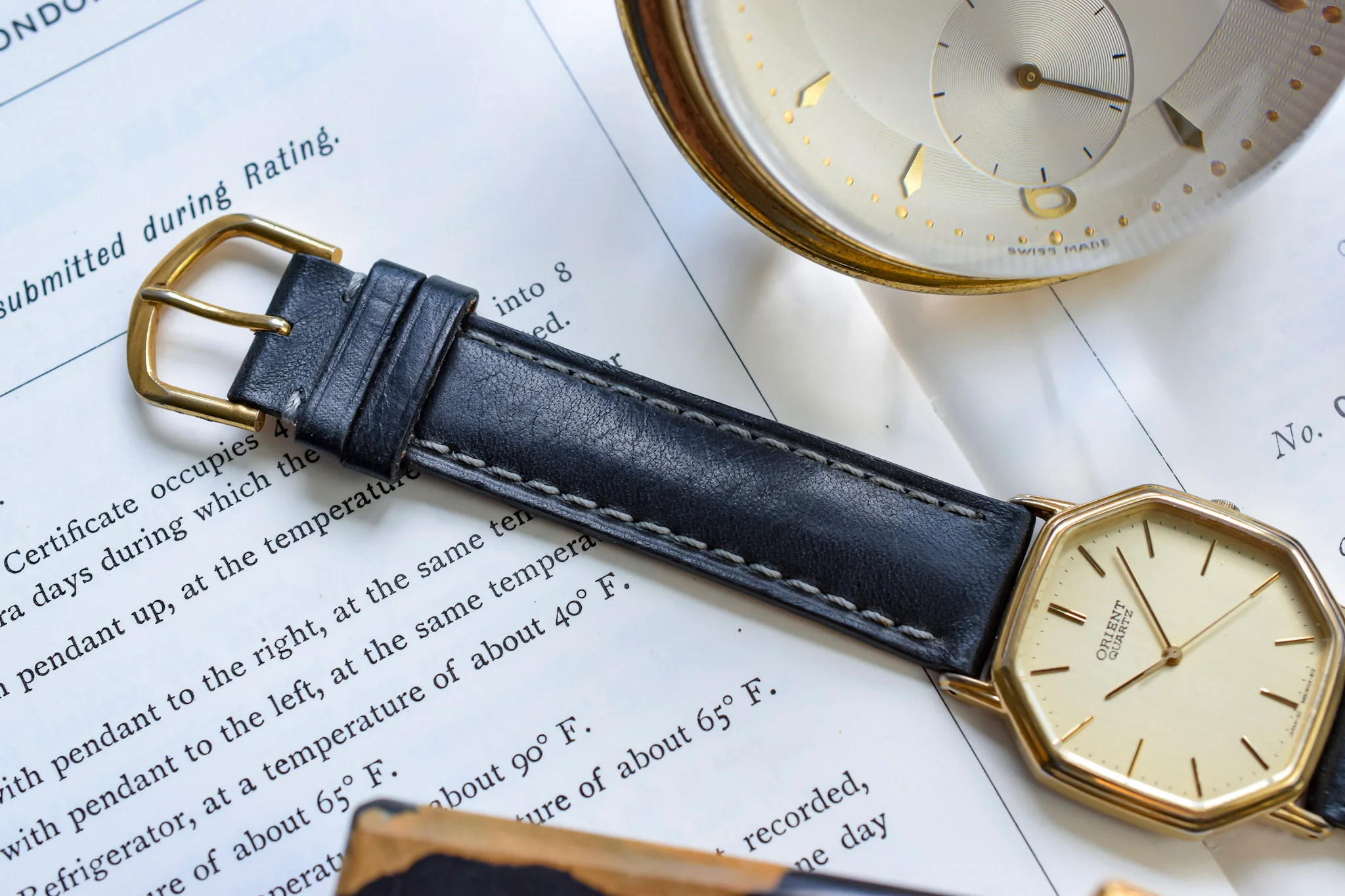 1980s Orient Champagne Dial Octo - Image 5