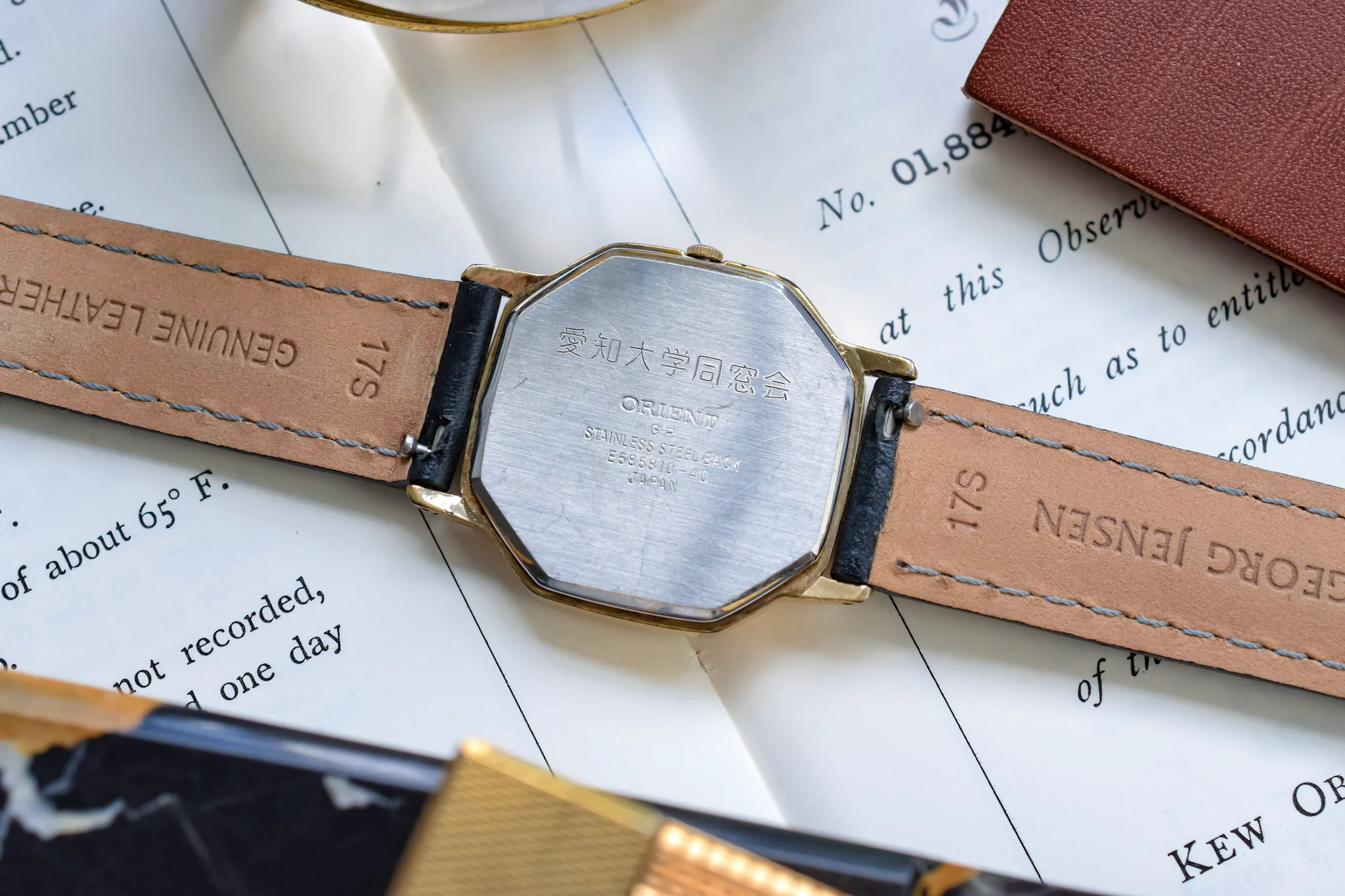 1980s Orient Champagne Dial Octo - Image 9