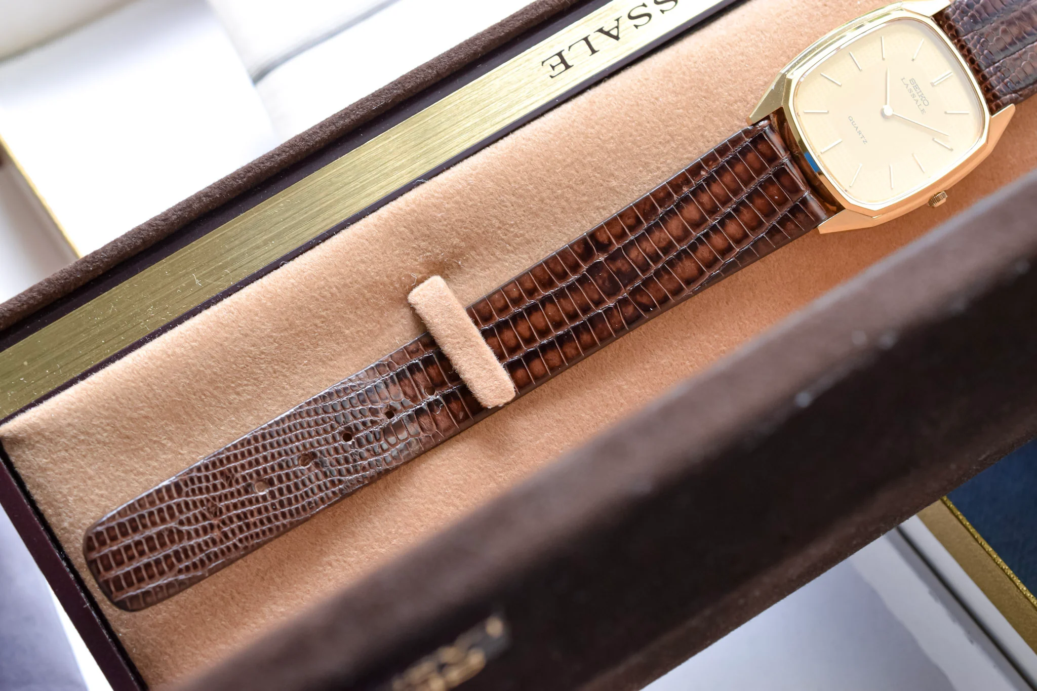 1981 NOS Seiko Lassale Champagne Octo - Image 7