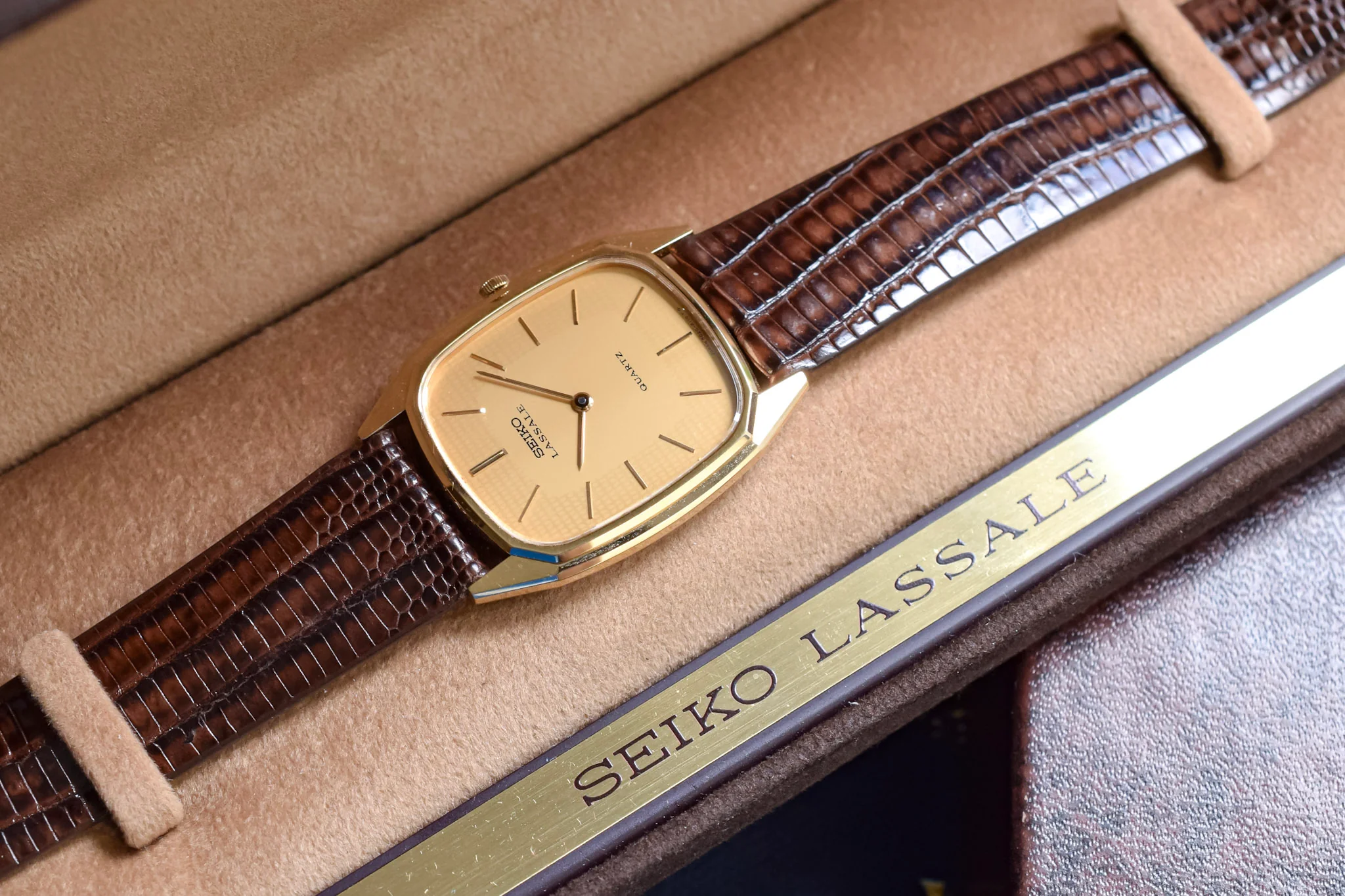 1981 NOS Seiko Lassale Champagne Octo - Image 9