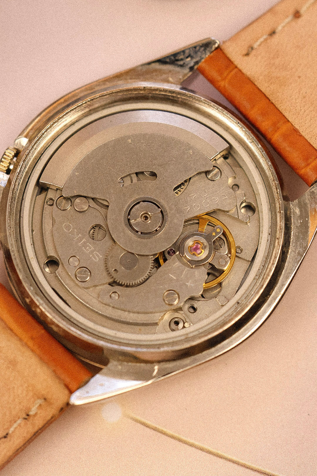 1981 Seiko 5 Automatic Patina Dial Arabic Day-Date - Image 8