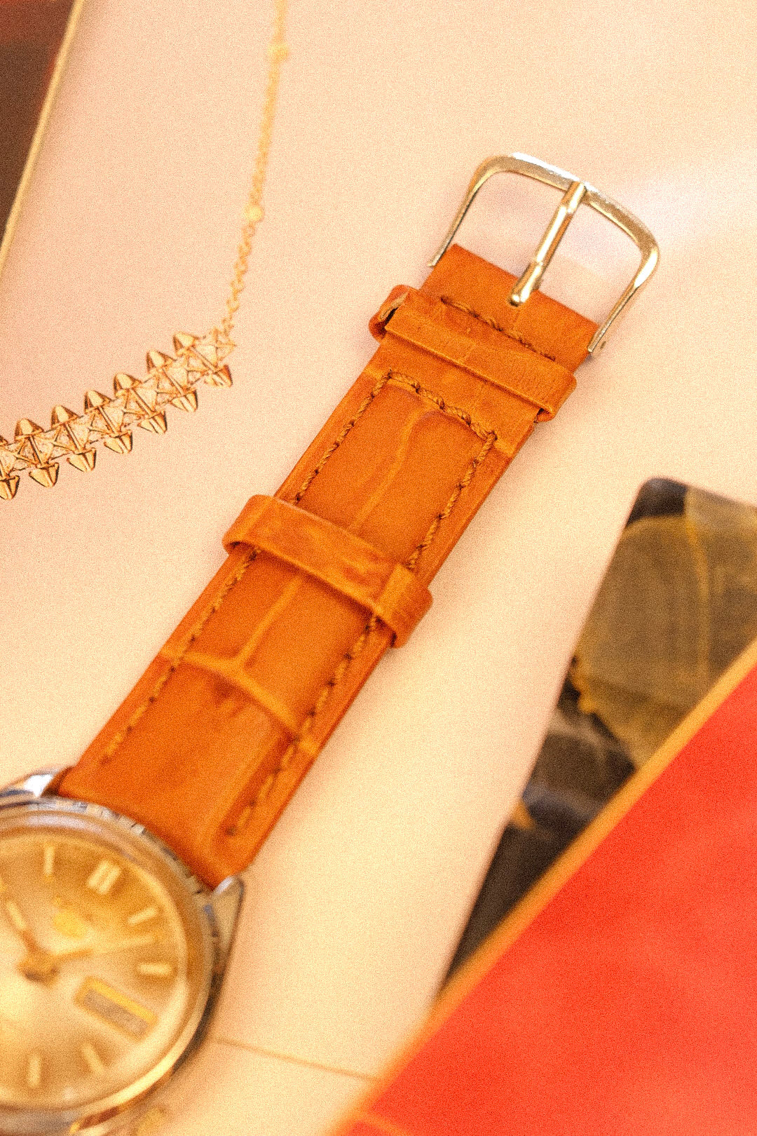 1981 Seiko 5 Automatic Patina Dial Arabic Day-Date - Image 9