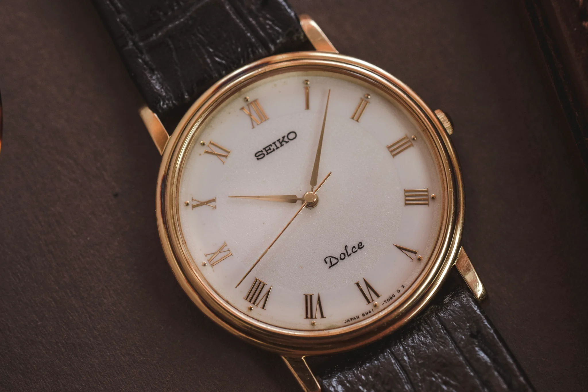 1981 Seiko Dolce White Roman SGP 30 Calatrava - Image 3