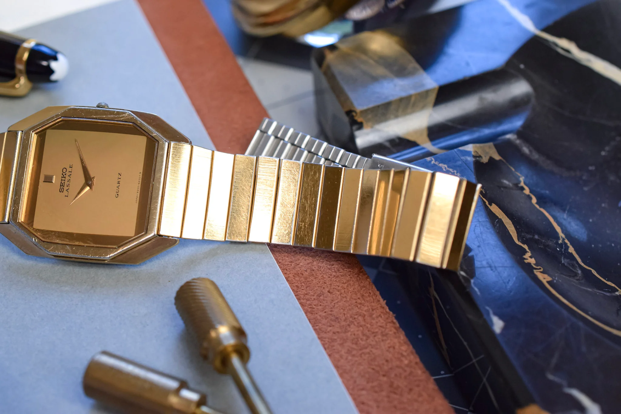 1981 Seiko Lassale Champagne Octo - Image 6