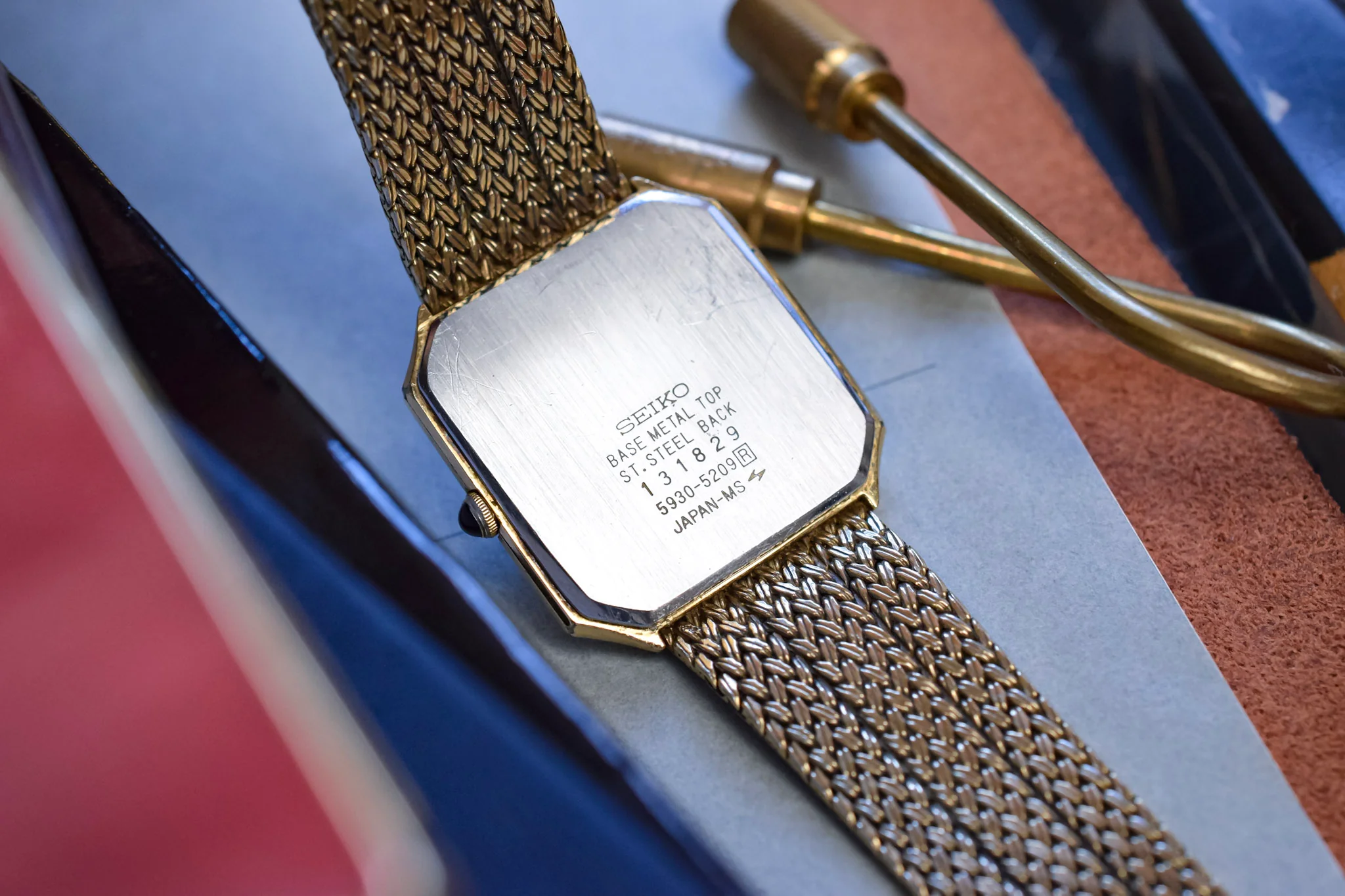 1981 Seiko Lassale Champagne Sparkle Lattice Octo - Image 11