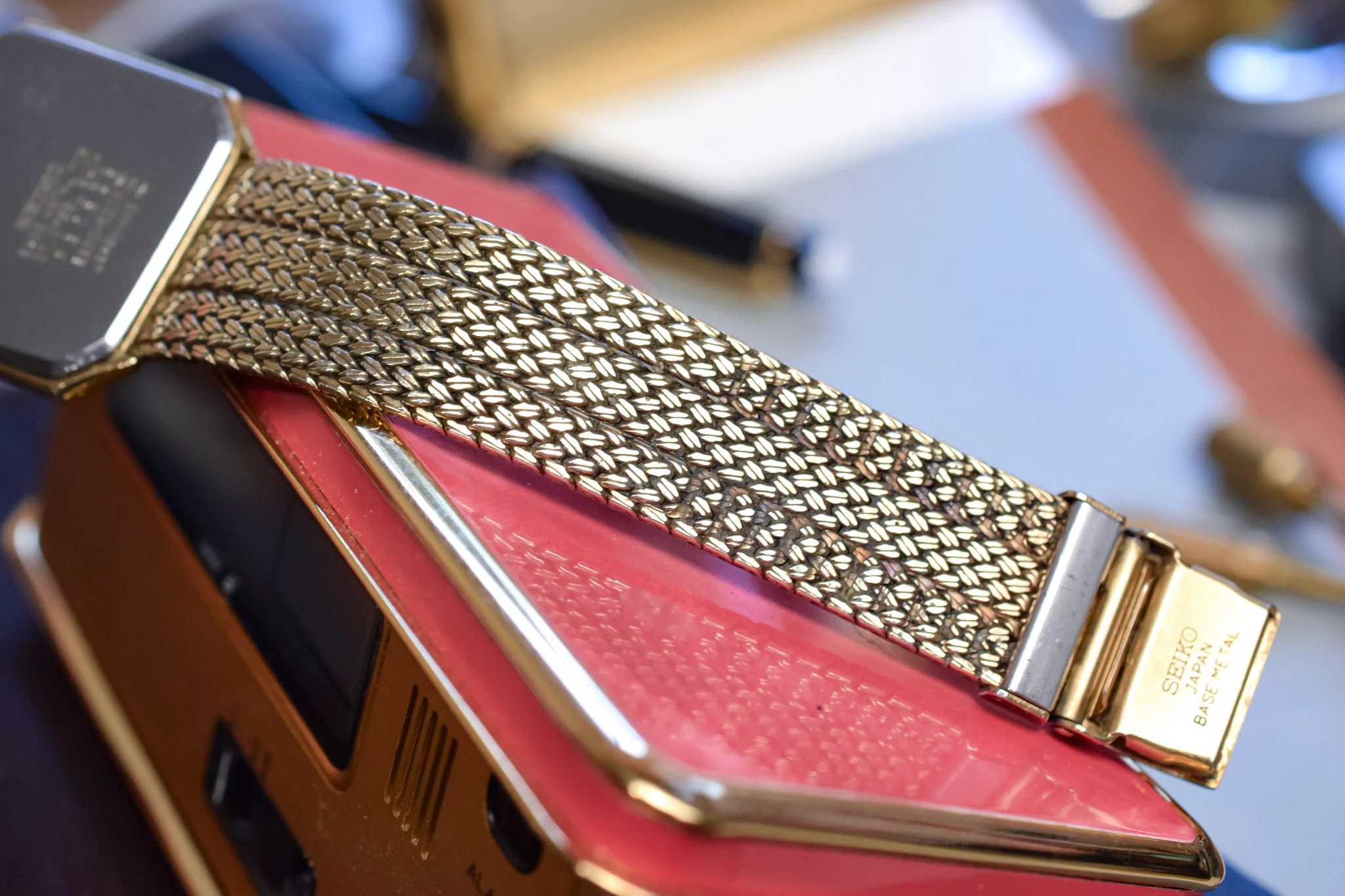 1981 Seiko Lassale Champagne Sparkle Lattice Octo - Image 9