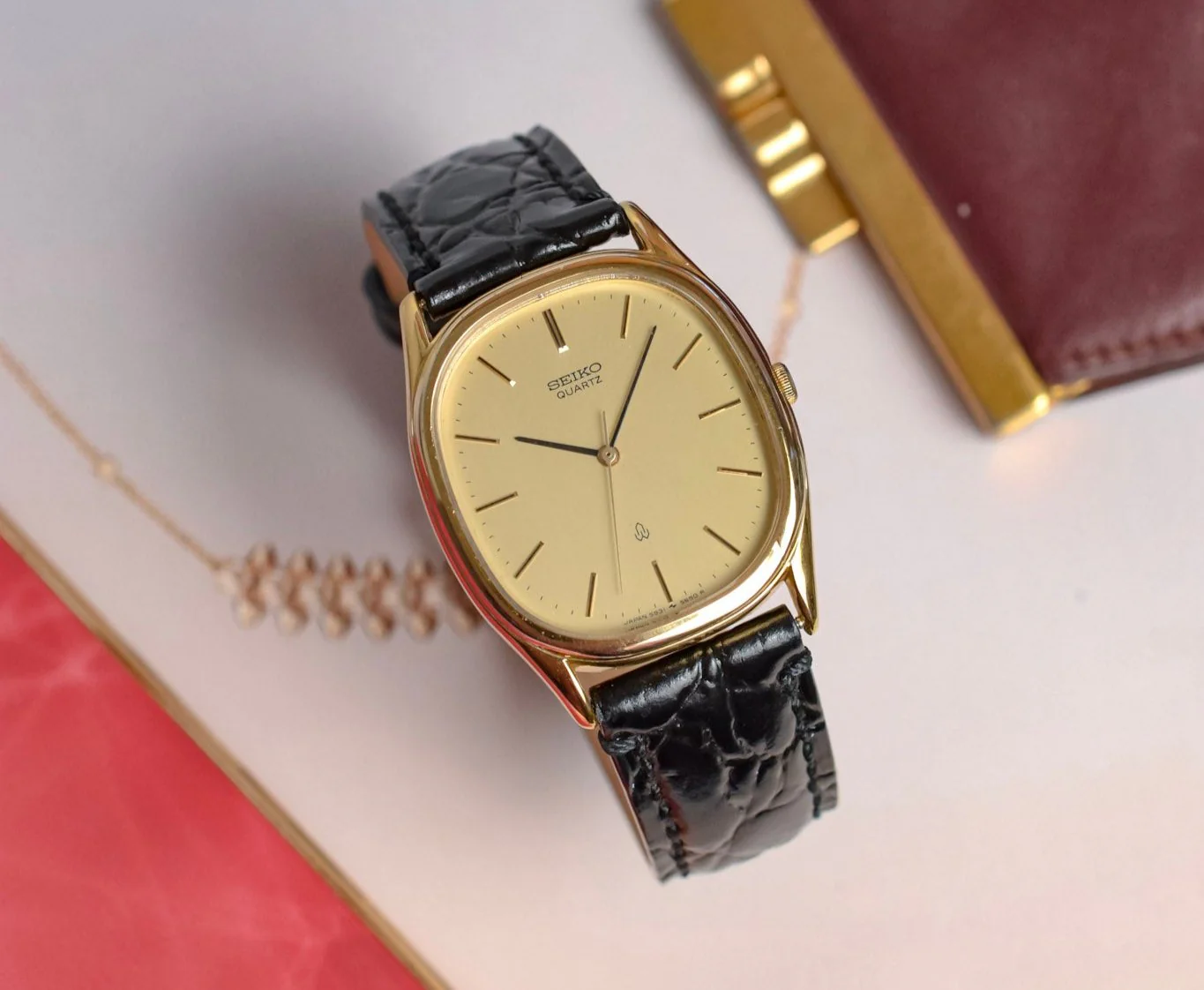 1981 Seiko SGP Champagne Ellipse - Image 11
