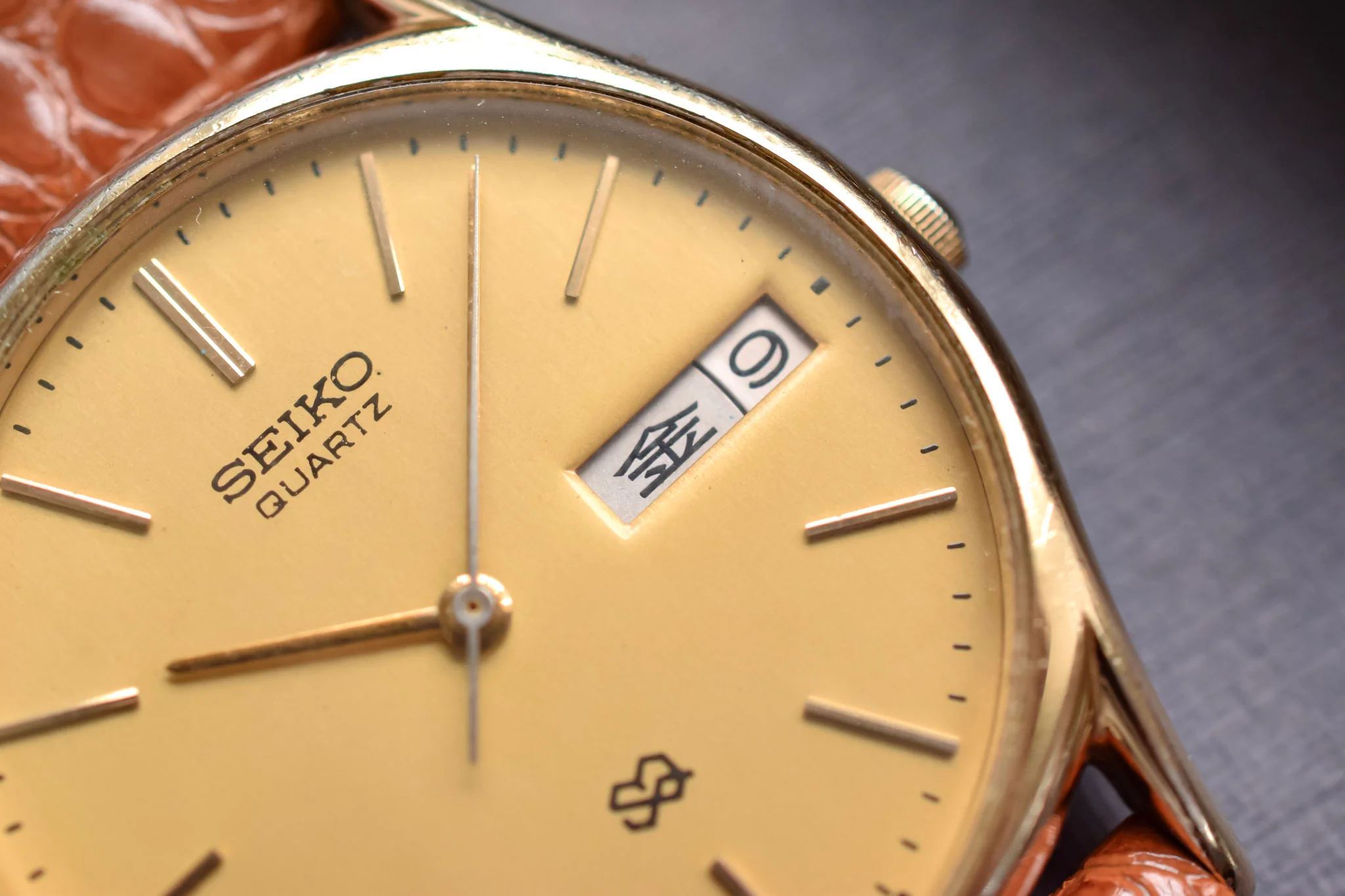 1981 Seiko SQ Champagne Kanji Day-Date - Image 4