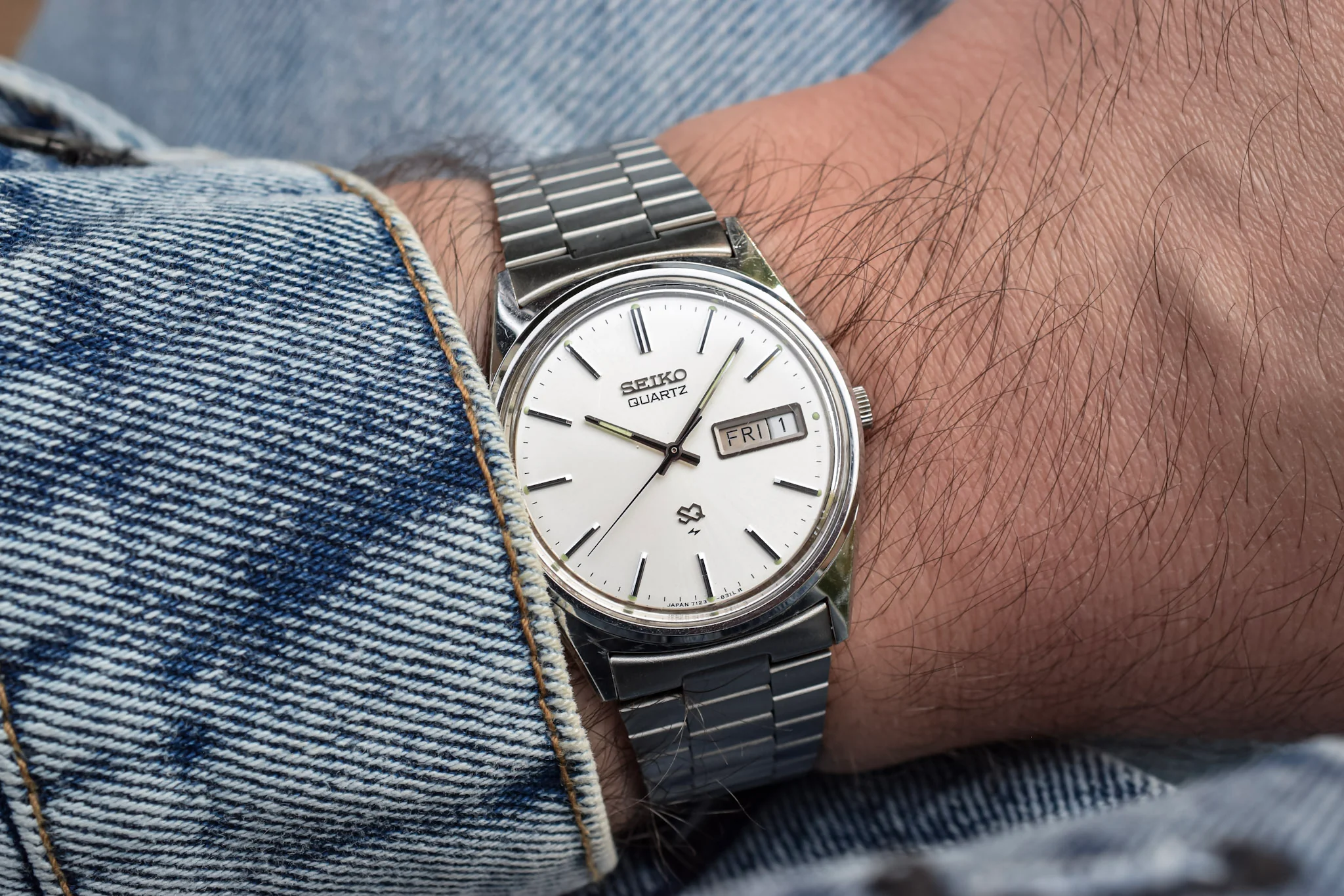 1981 Seiko SQ Silver Day-Date - Image 4