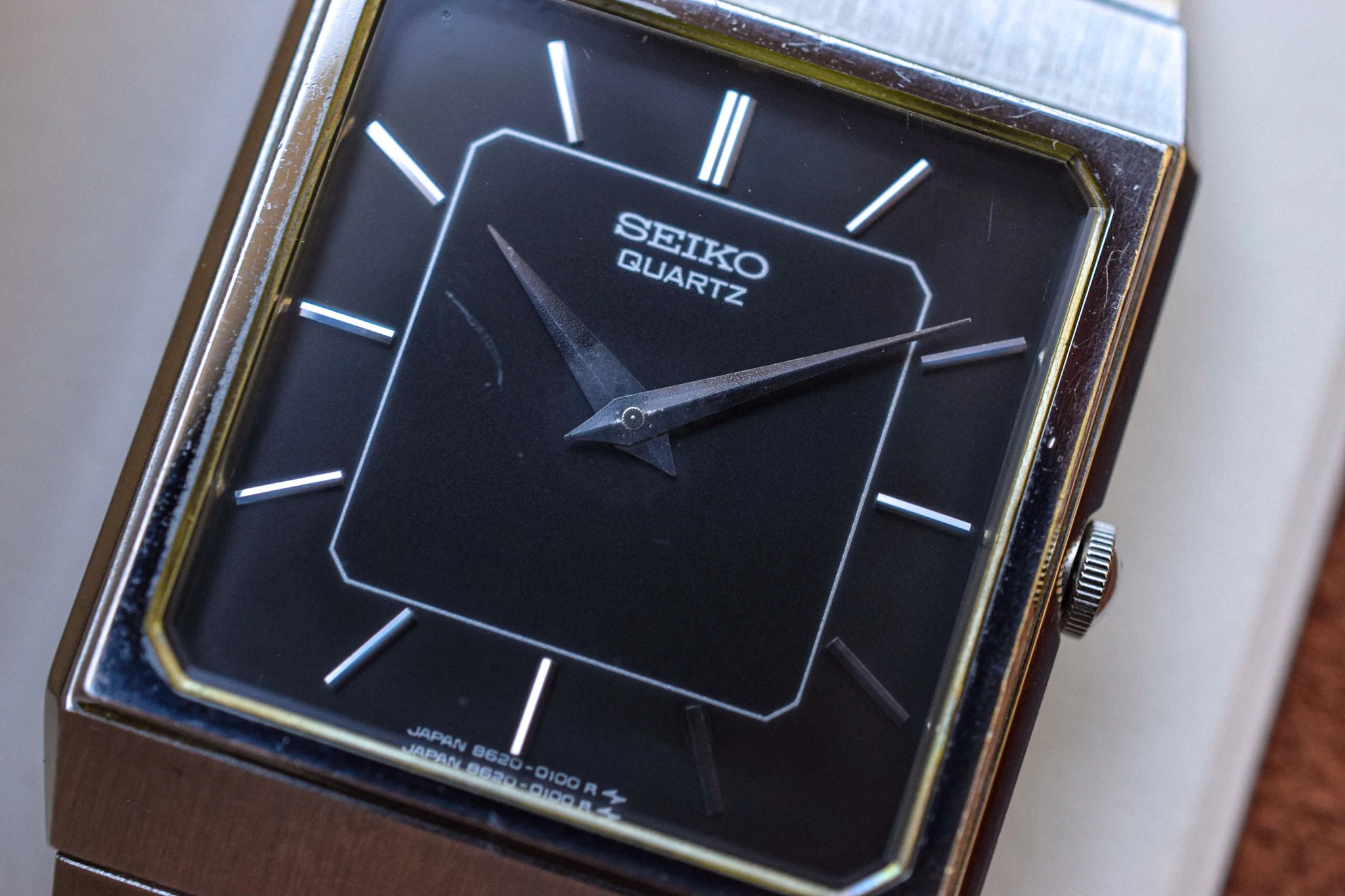 1981 Seiko Tank Integrated Steel Bracelet - Image 3
