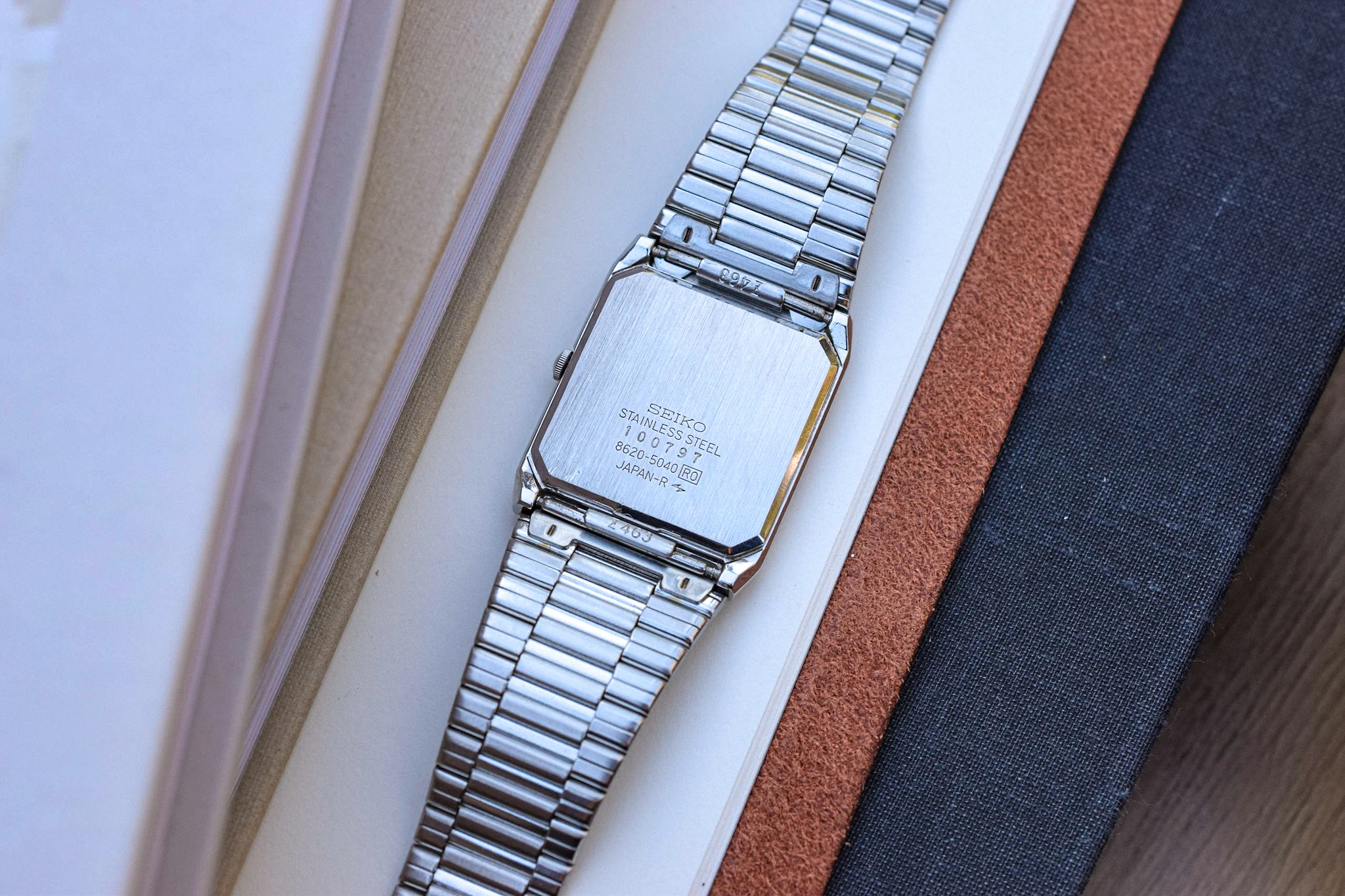 1981 Seiko Tank Integrated Steel Bracelet - Image 5