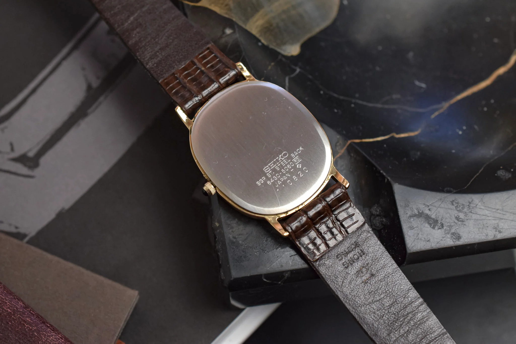 1981 Seiko SGP White Roman Ellipse - Image 11