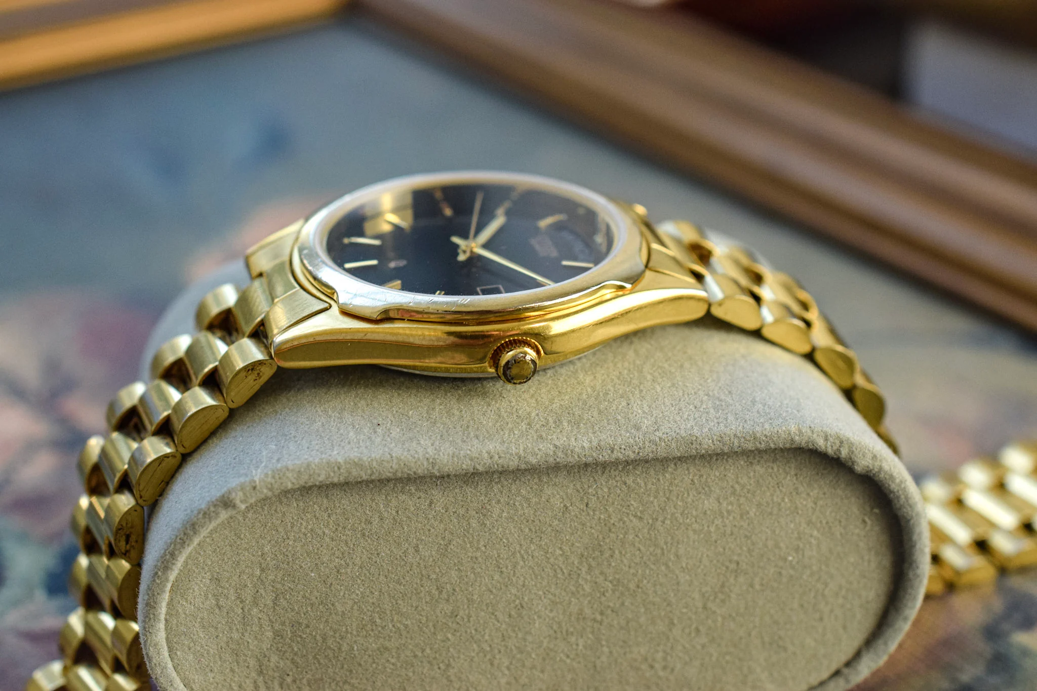 1982 Citizen CQ Black Dial "President" - Image 3