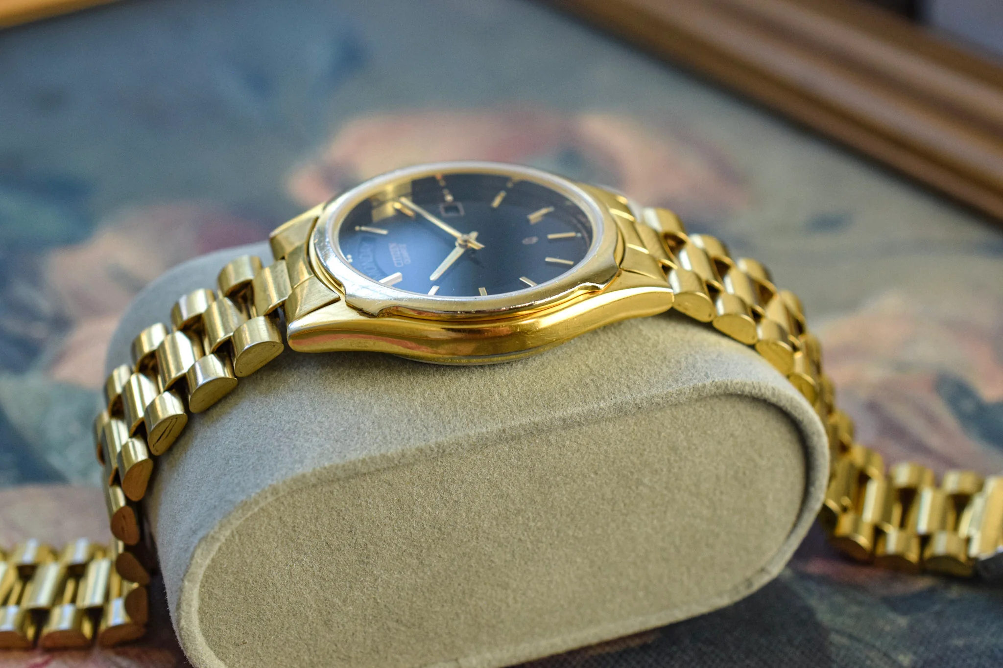 1982 Citizen CQ Black Dial "President" - Image 4