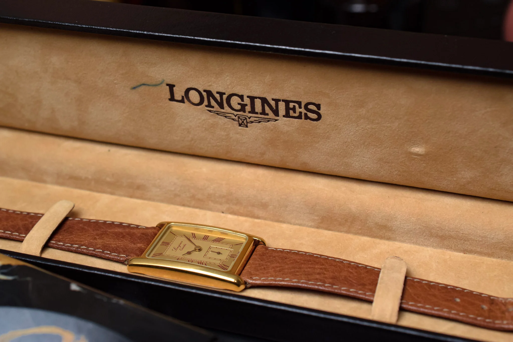 1982 NOS Longines Quartz 150th Anniversary Tank - Image 14